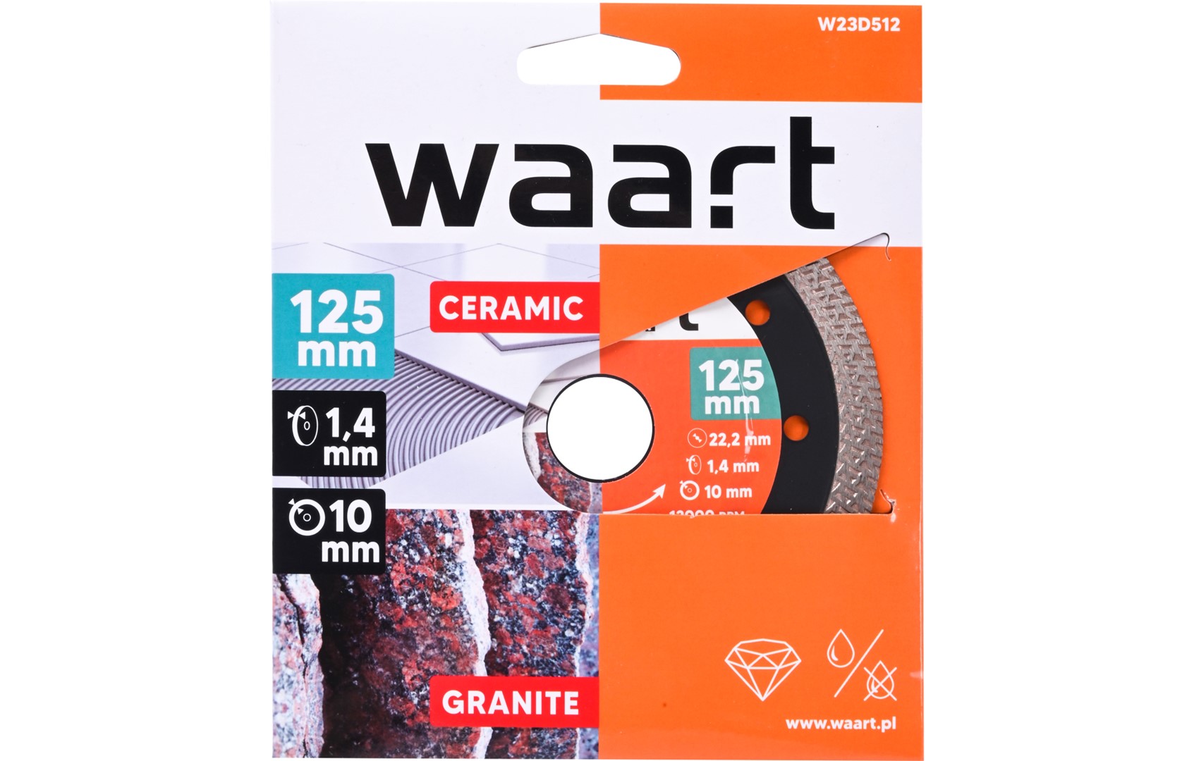Disk Diamanti WAART Granit 125x1.4