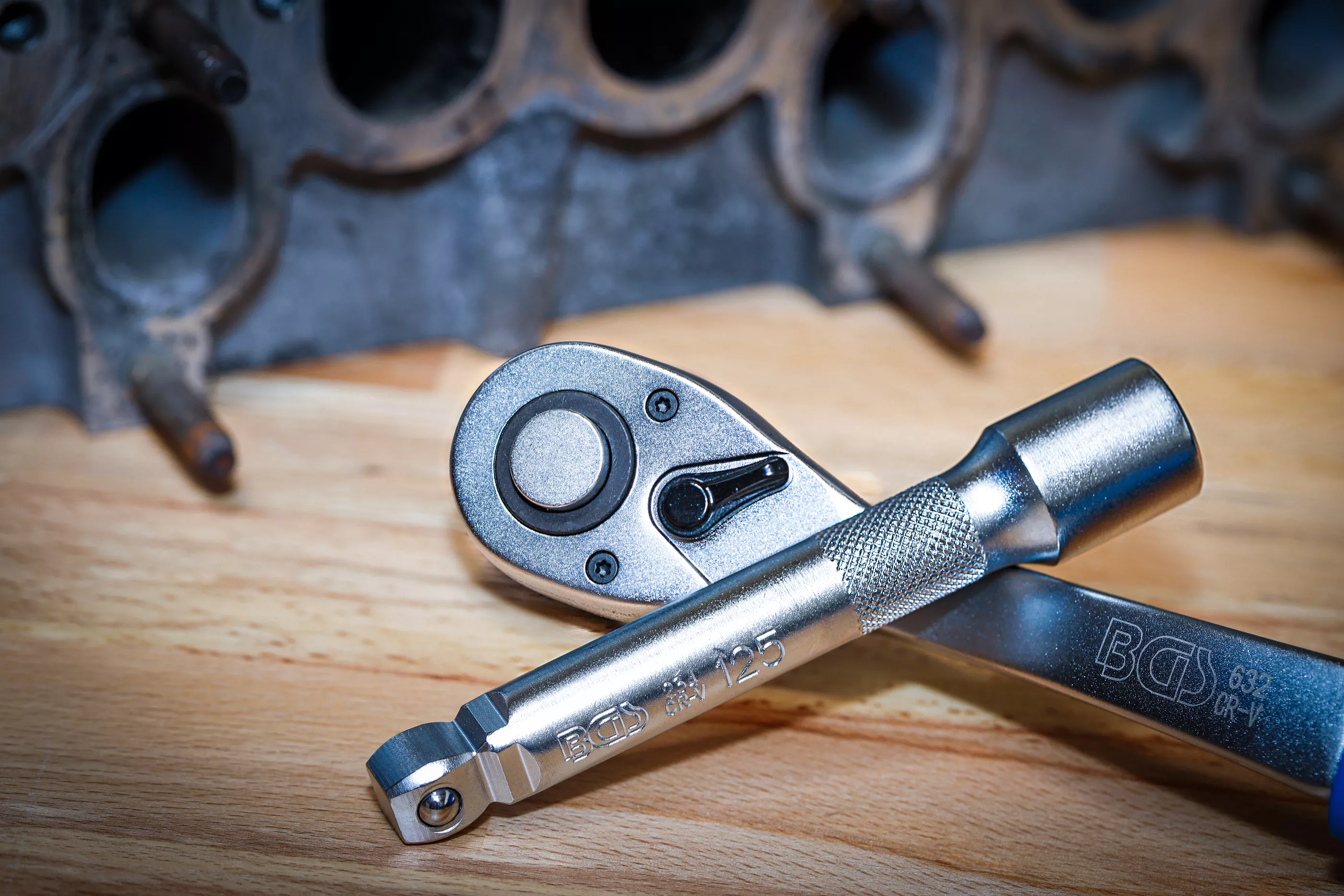 Set kriketi BGS 1/4, 3/8, 1/2, 192 cope