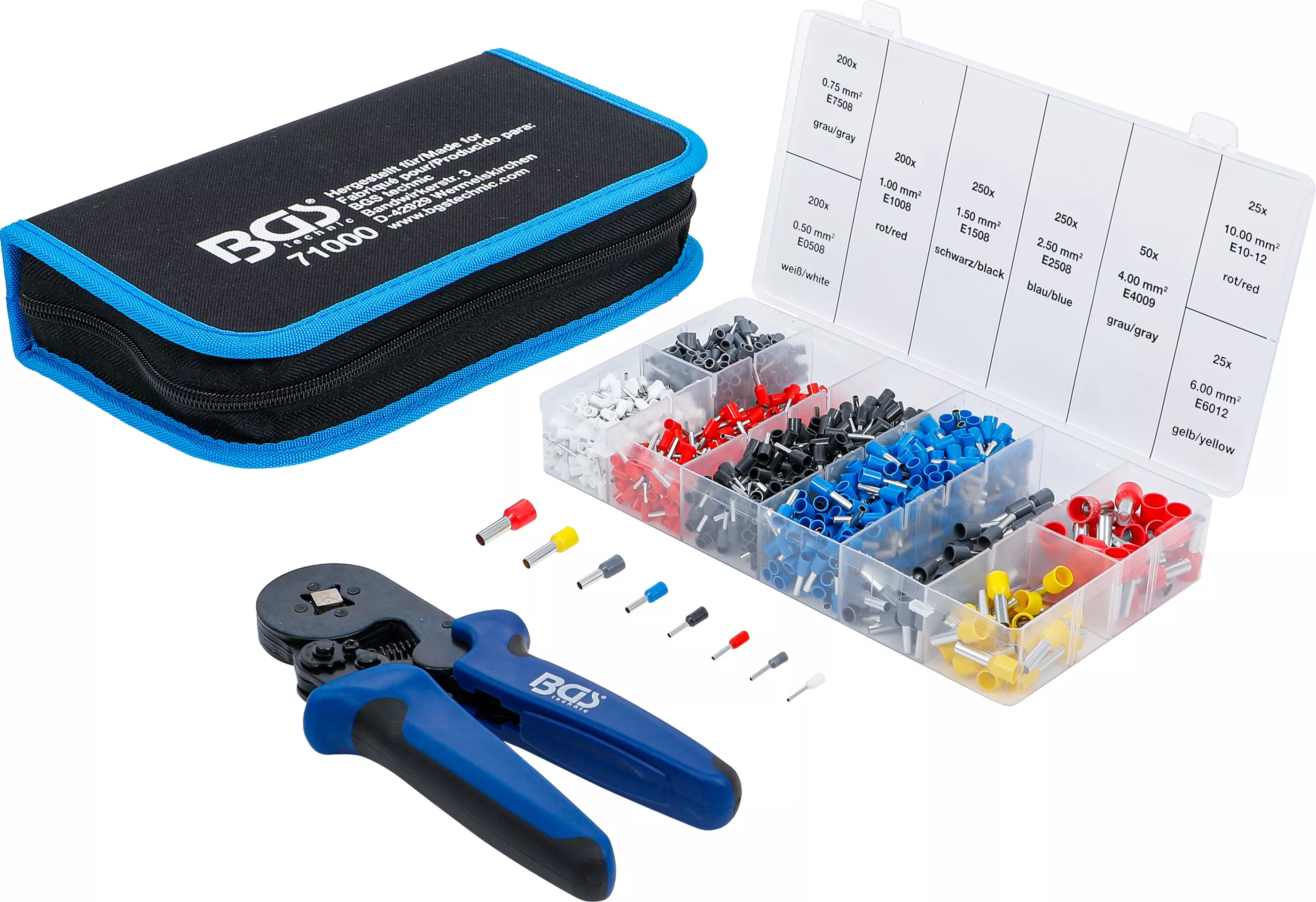 Pinca per koka teli BGS 0.5-10mm2 + 1200koka