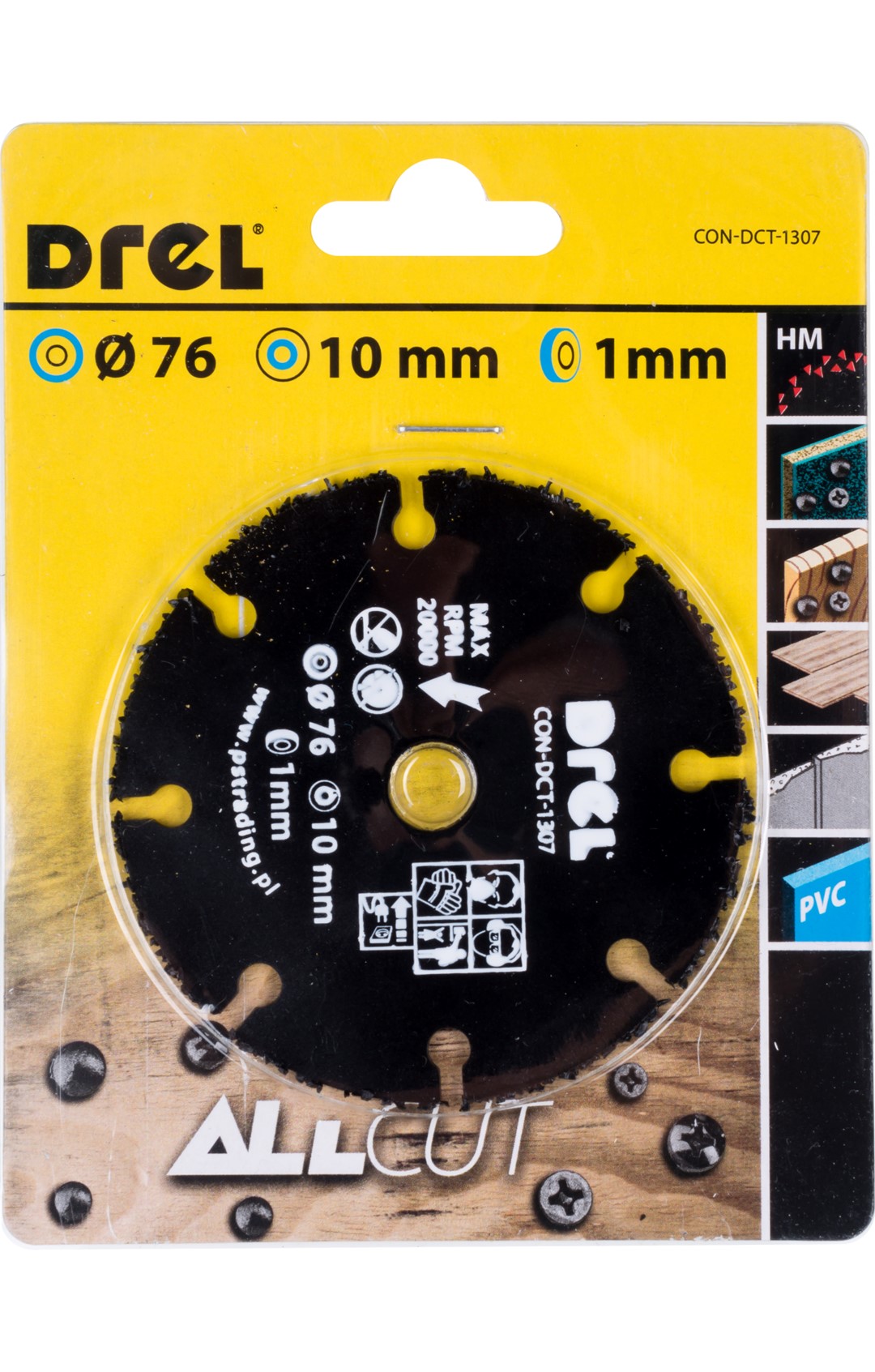 Disk Diamanti Drel 76x10x1mm