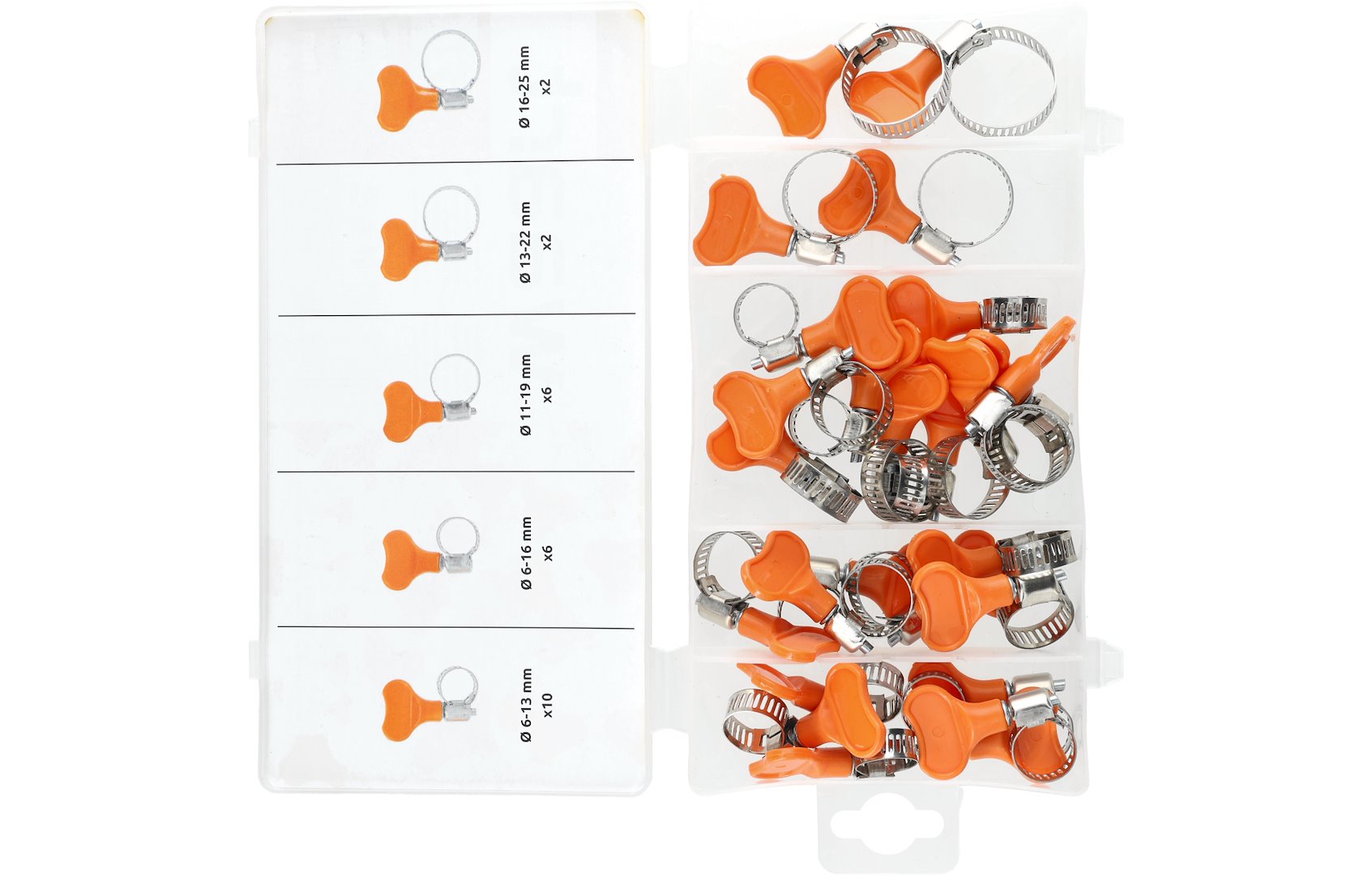 Set fasheta metalike me vesh WAART 6-25mm 26 cope