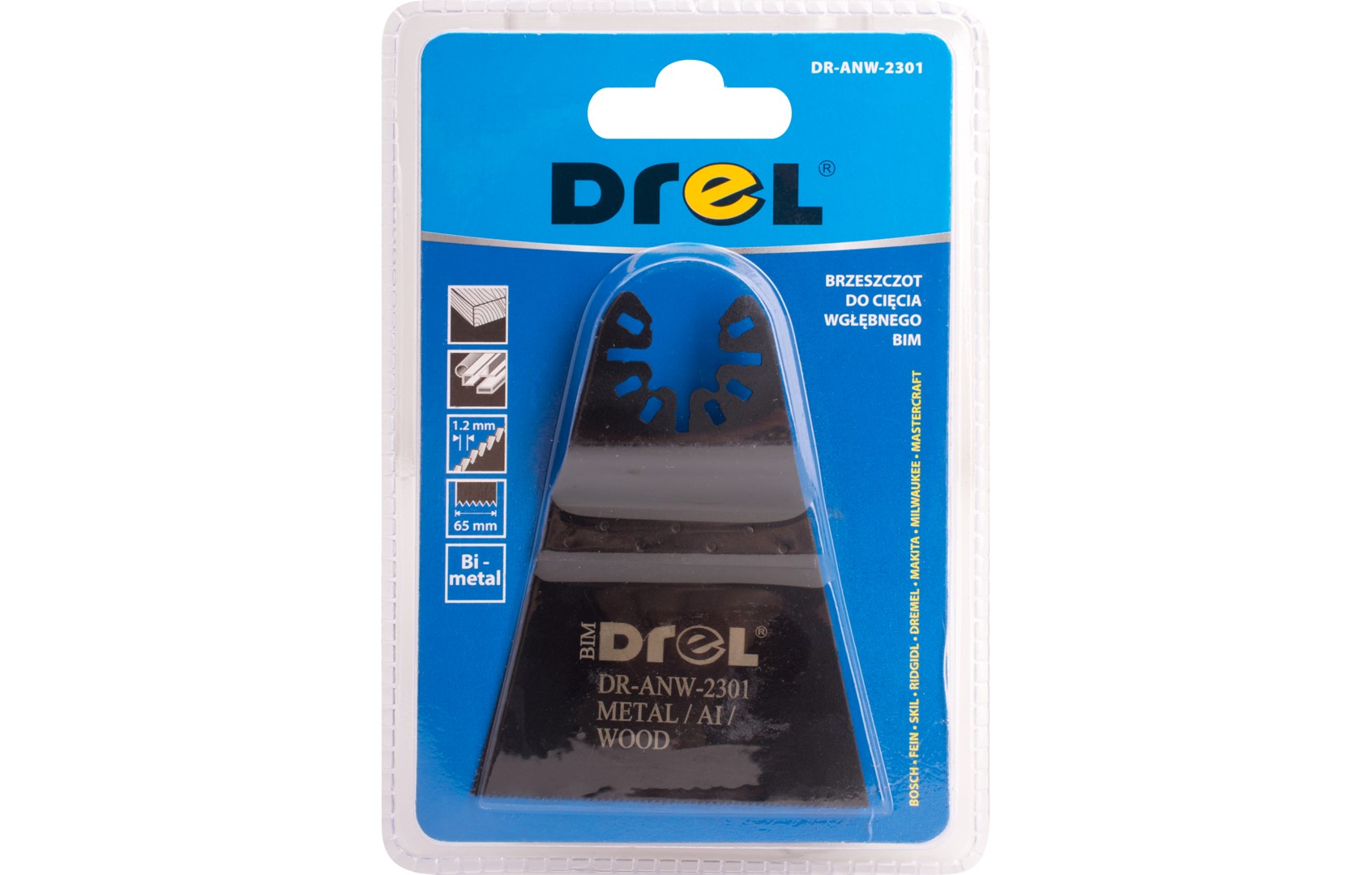 Lame per vegel multifunksionale Drel per Dru dhe metal 65mm