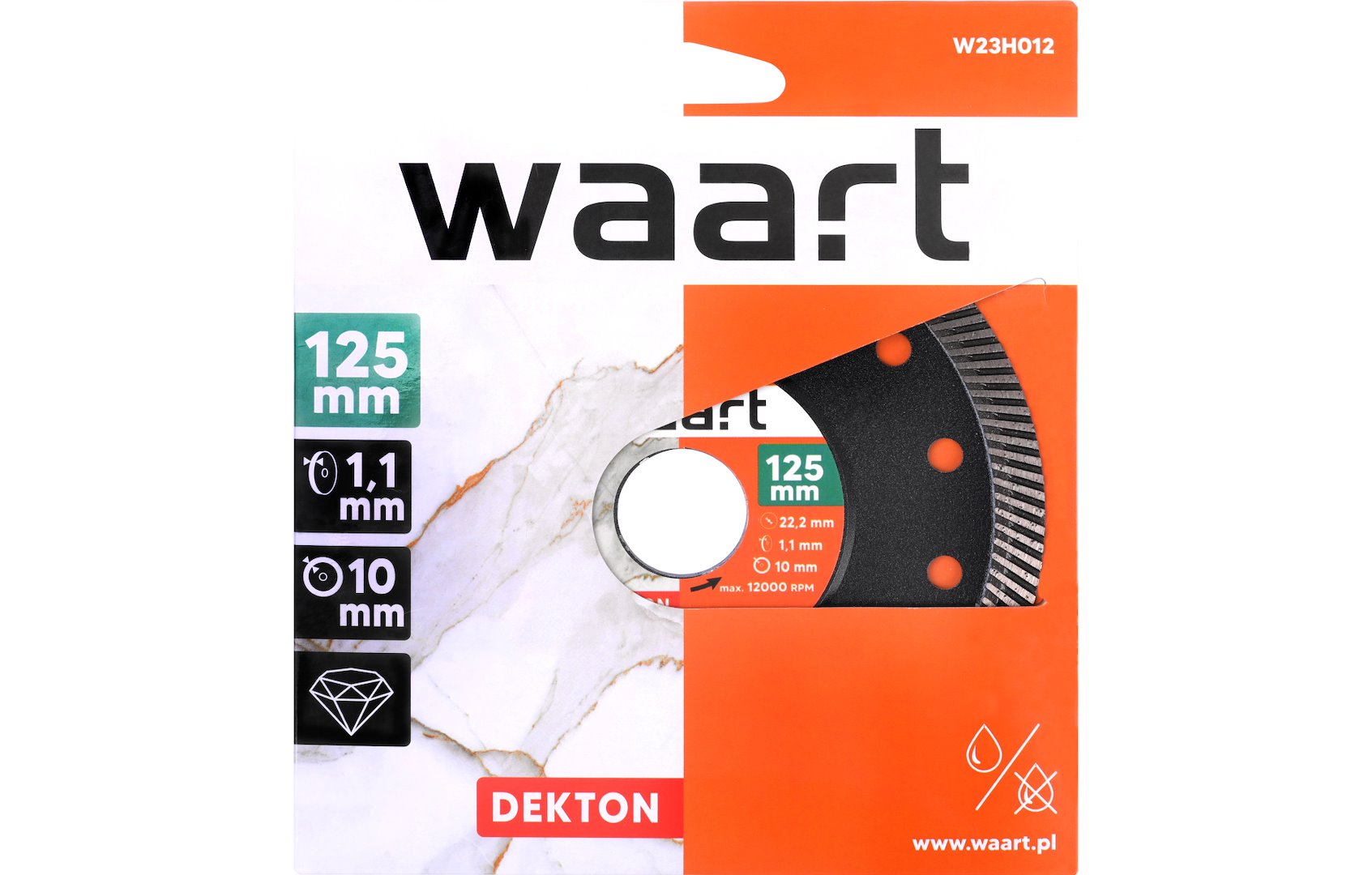 Disk Diamanti WAART Dekton 125x1.1