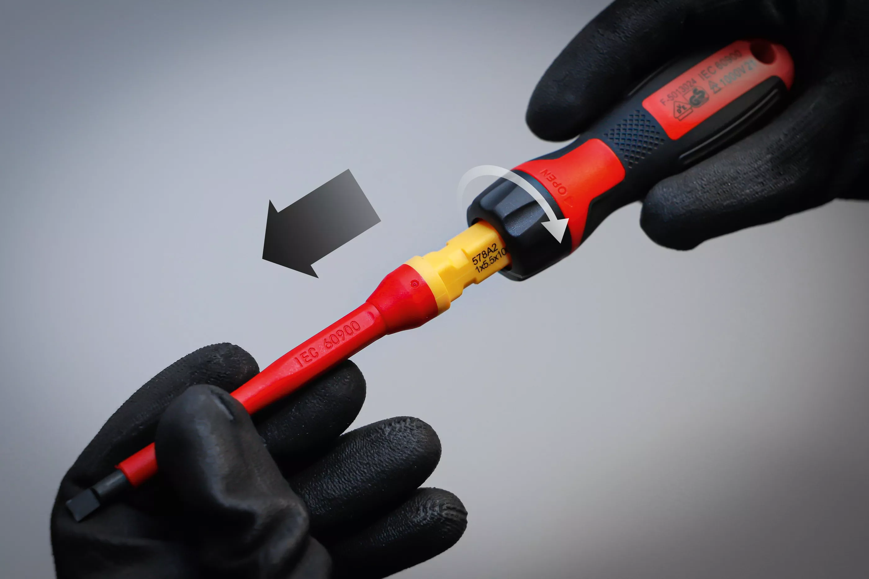 Set kacavida VDE me koke te nderrueshme BGS 8 pjese