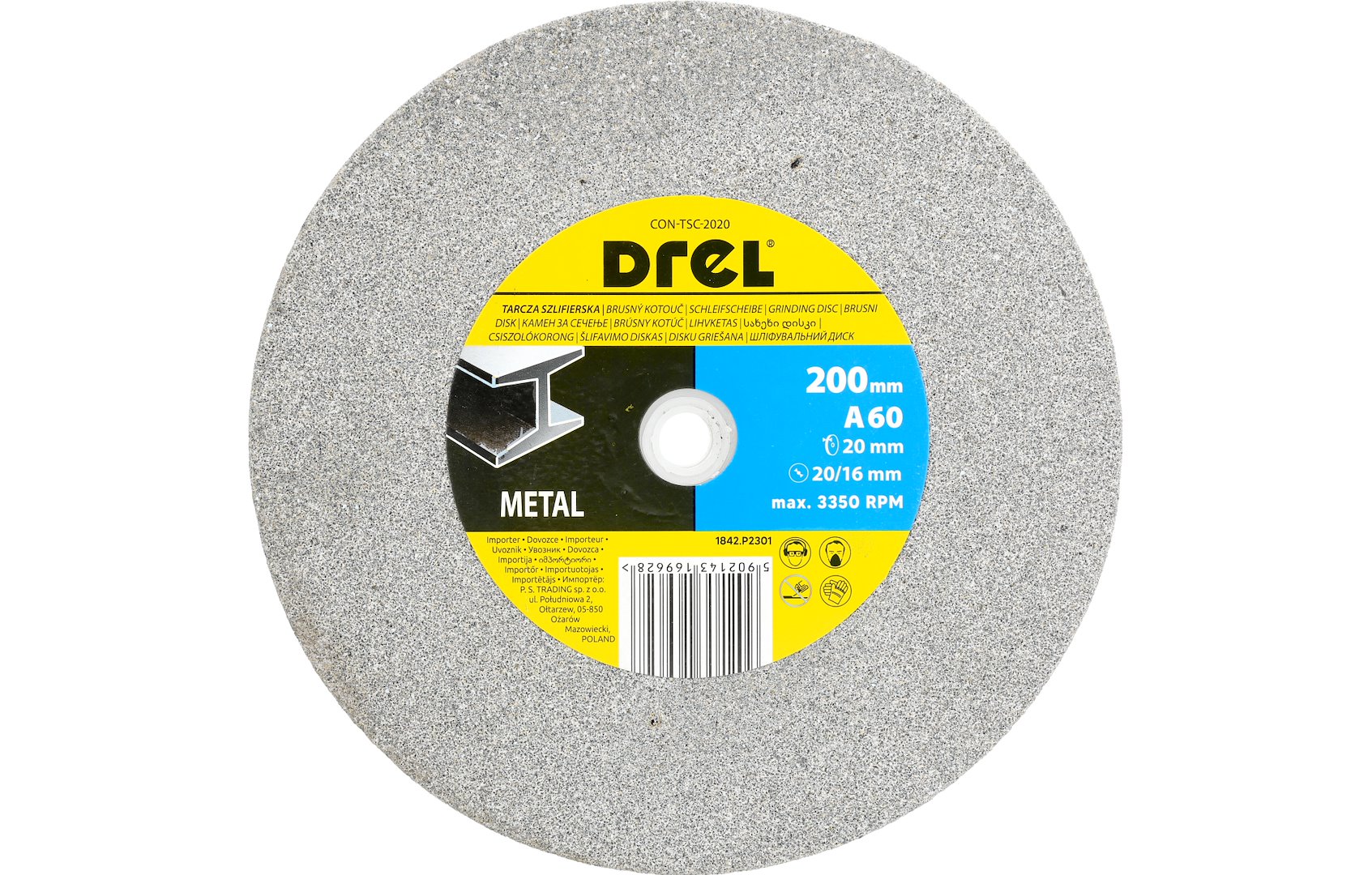 Gur zmeril Drel 200x20x20 P60