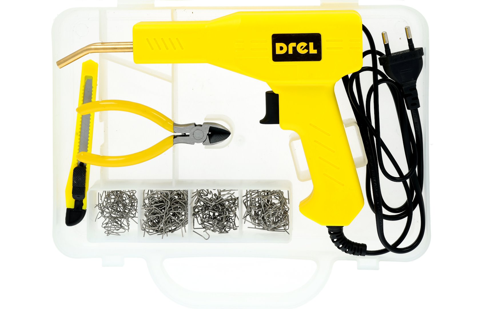 Avi per ngjitje plastike me tela Drel