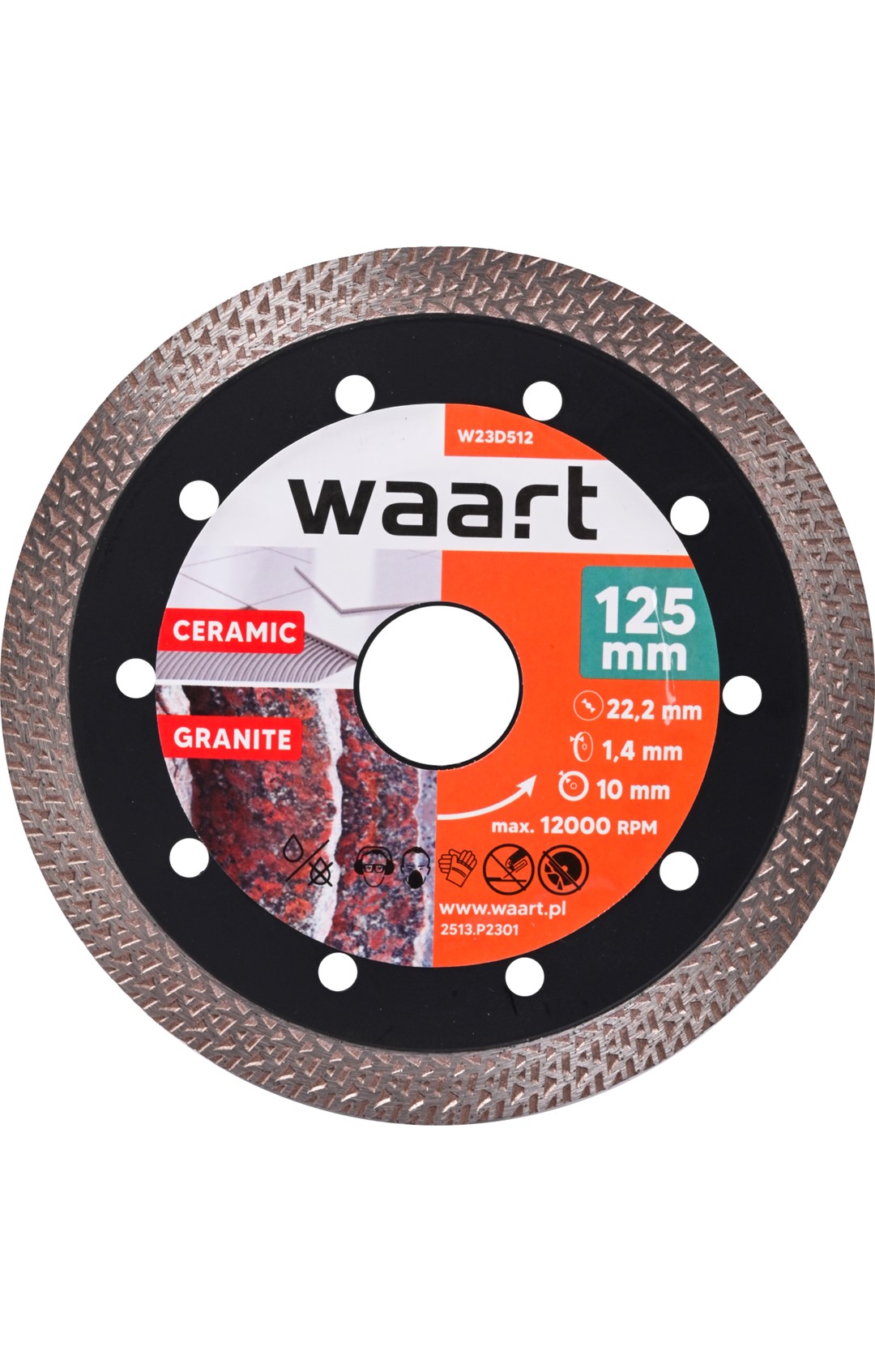 Disk Diamanti WAART Granit 125x1.4