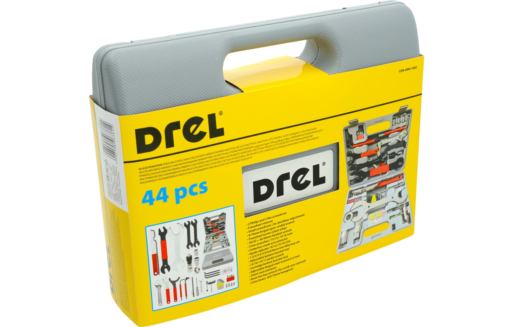 Set vegla per riparim Biciklete Drel 44cp