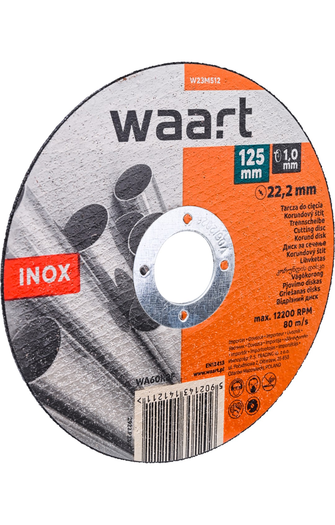 Disk preres Inox WAART 125x1mm