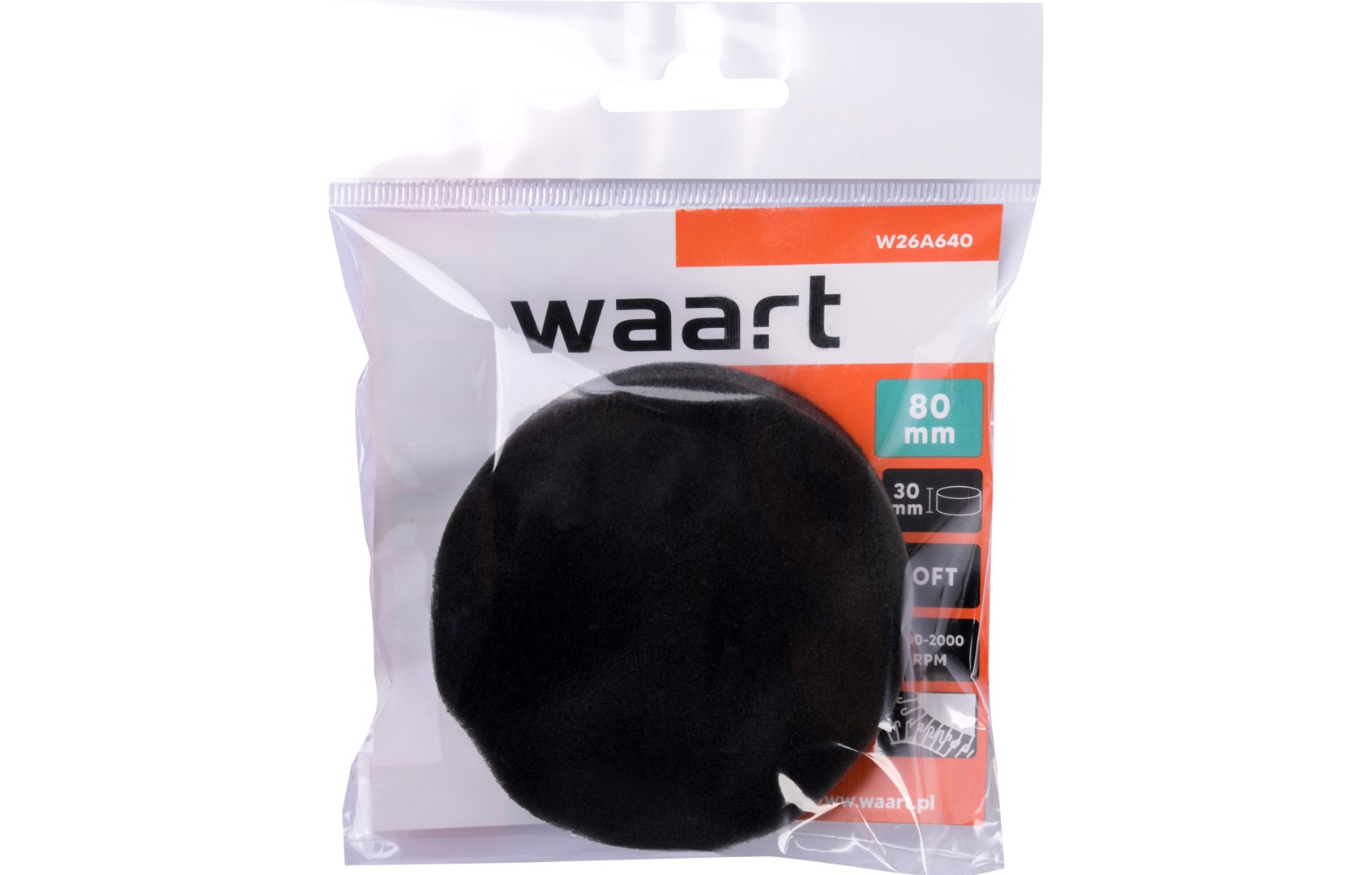 Sfyngjer lucidimi WAART 80mm i zi per paste Ultra Fine