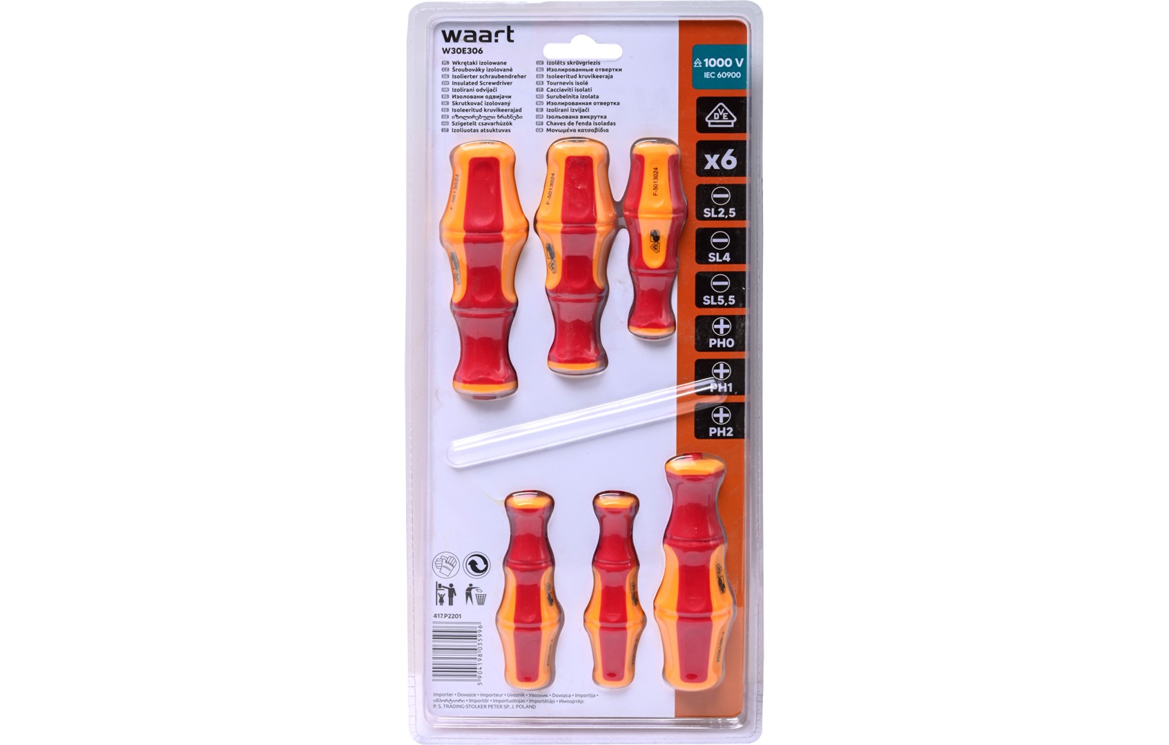 Set kacavida Elektrike VDE WAART 6 cope