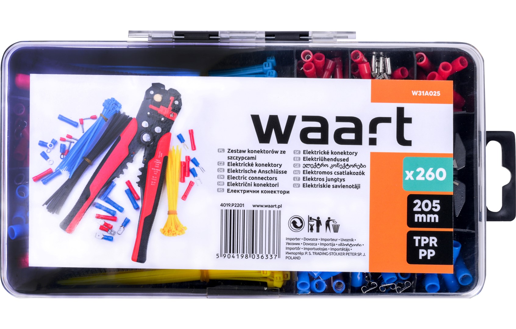 Zhveshese teli WAART set 260 konektore