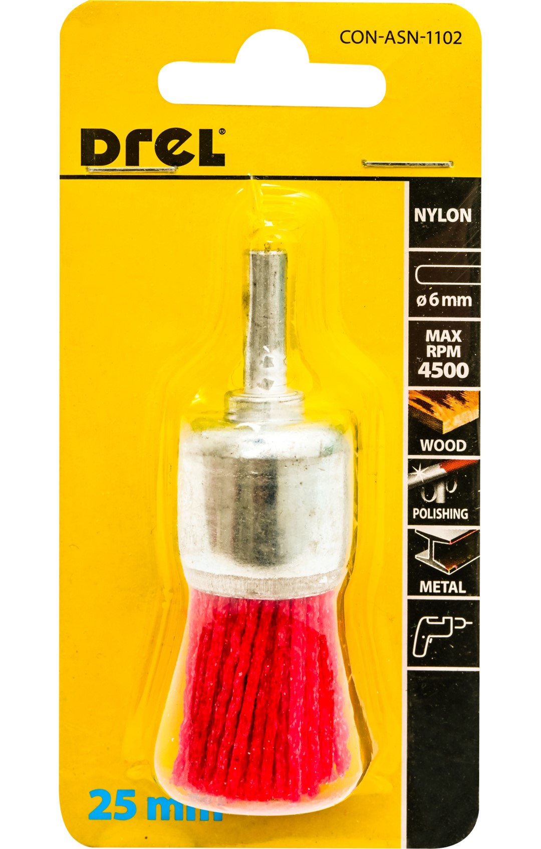 Furce nejloni trapani Drel 25mm