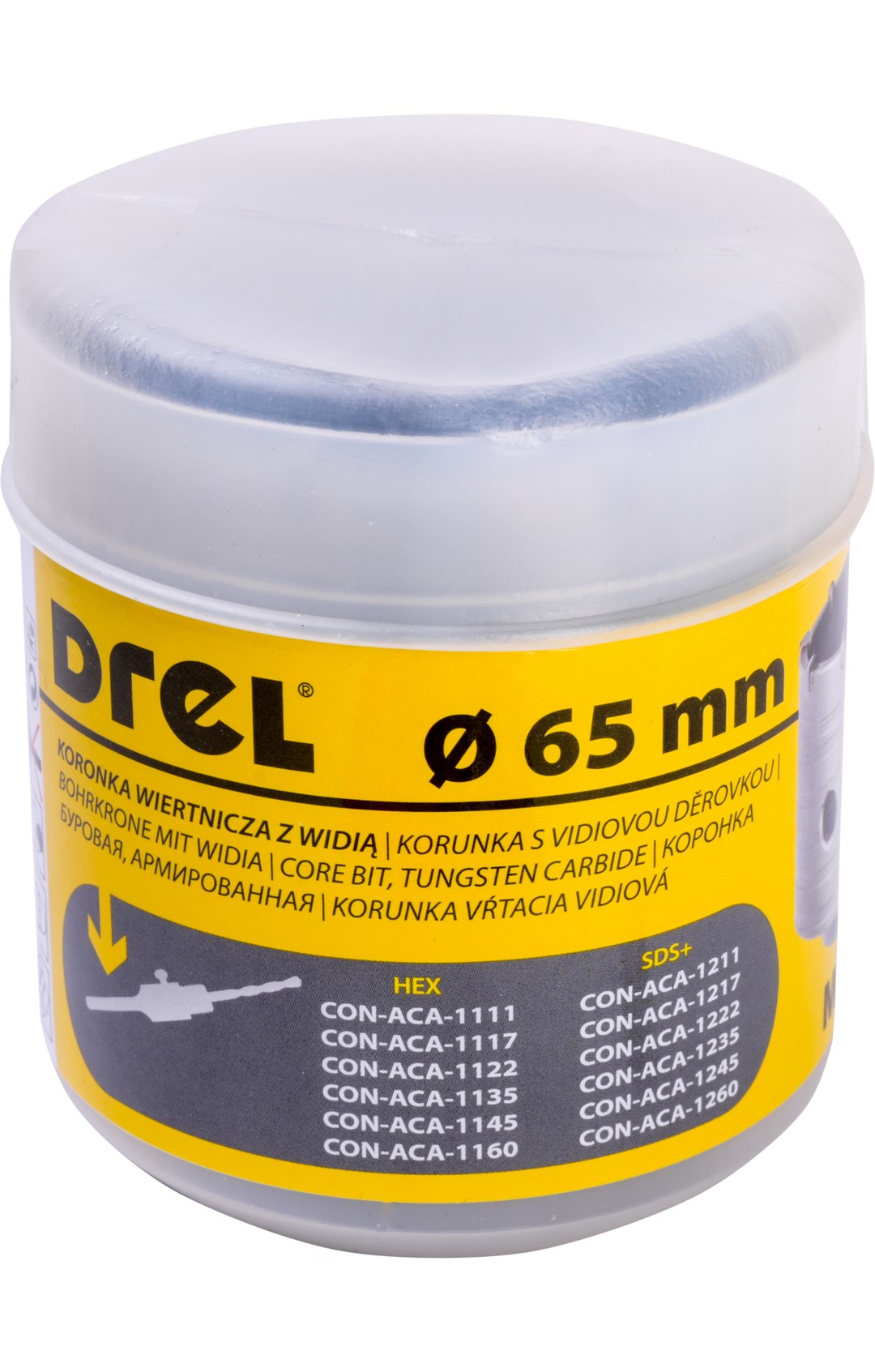 Punto Gote betoni Karbiti Drel 65mm M22