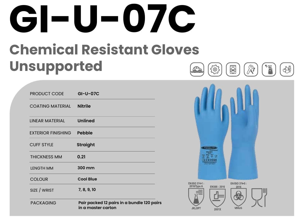 Sarung Tangan Kimia GI-U-07C