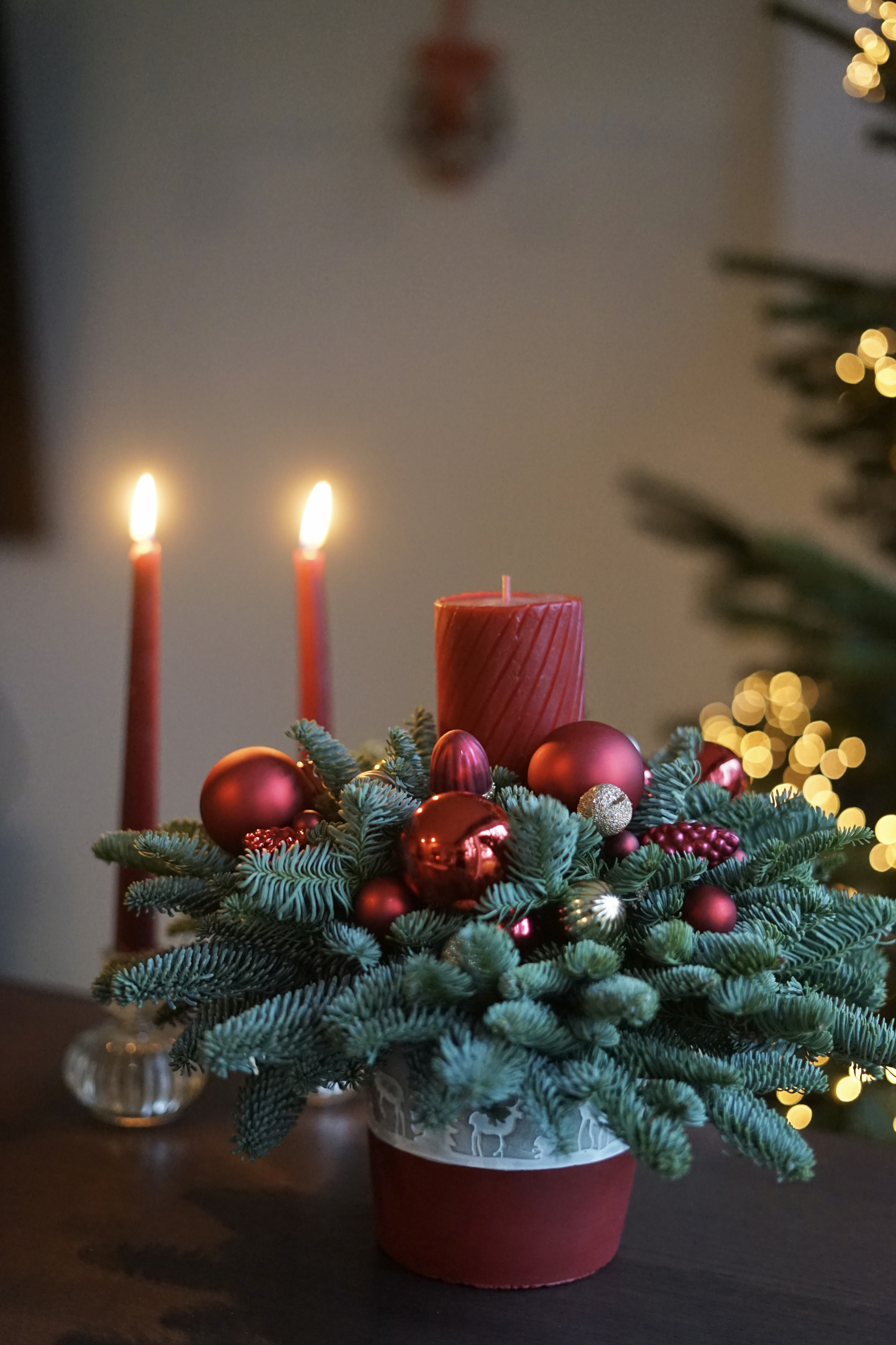 Užsakymas raudonas vazonėlis