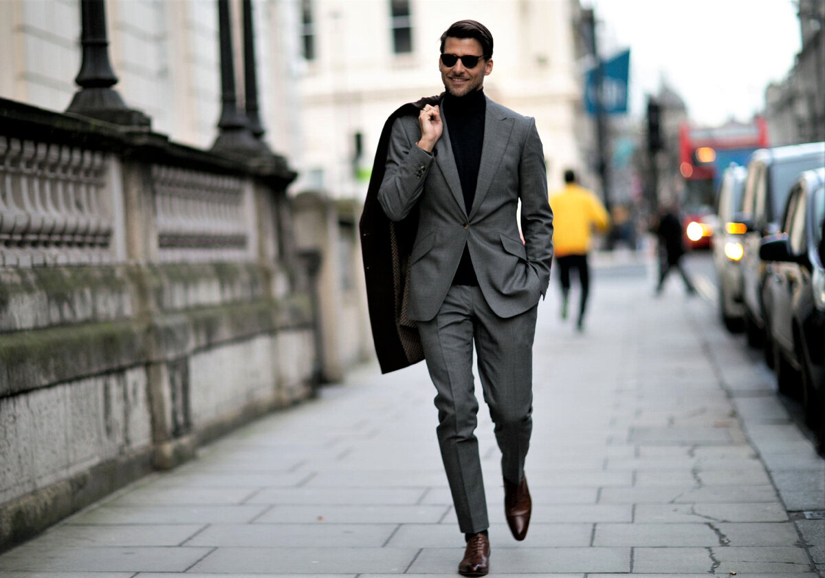 Classic Tailored Grey Suit