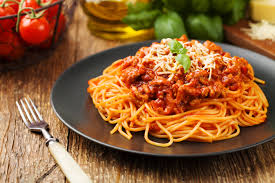 Spaghettis à la Bolognaise