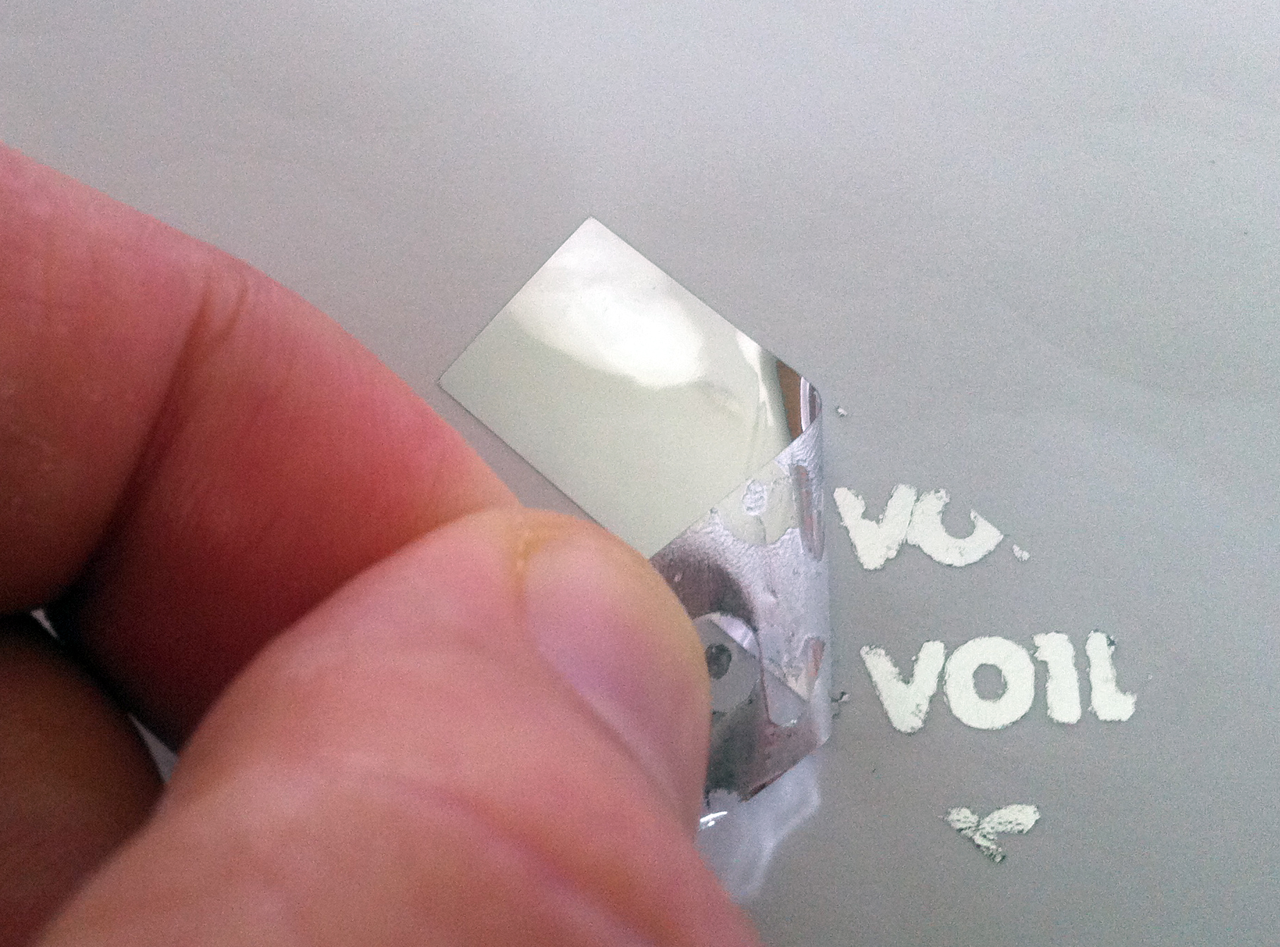 Sigilli adesivi antimanomissione VOID (effetto specchio) 75x25,4 mm