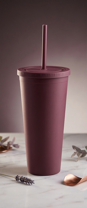 Vaso térmico morado