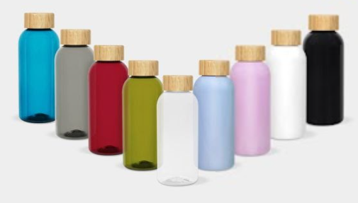 Cilindro con tapa de bambú