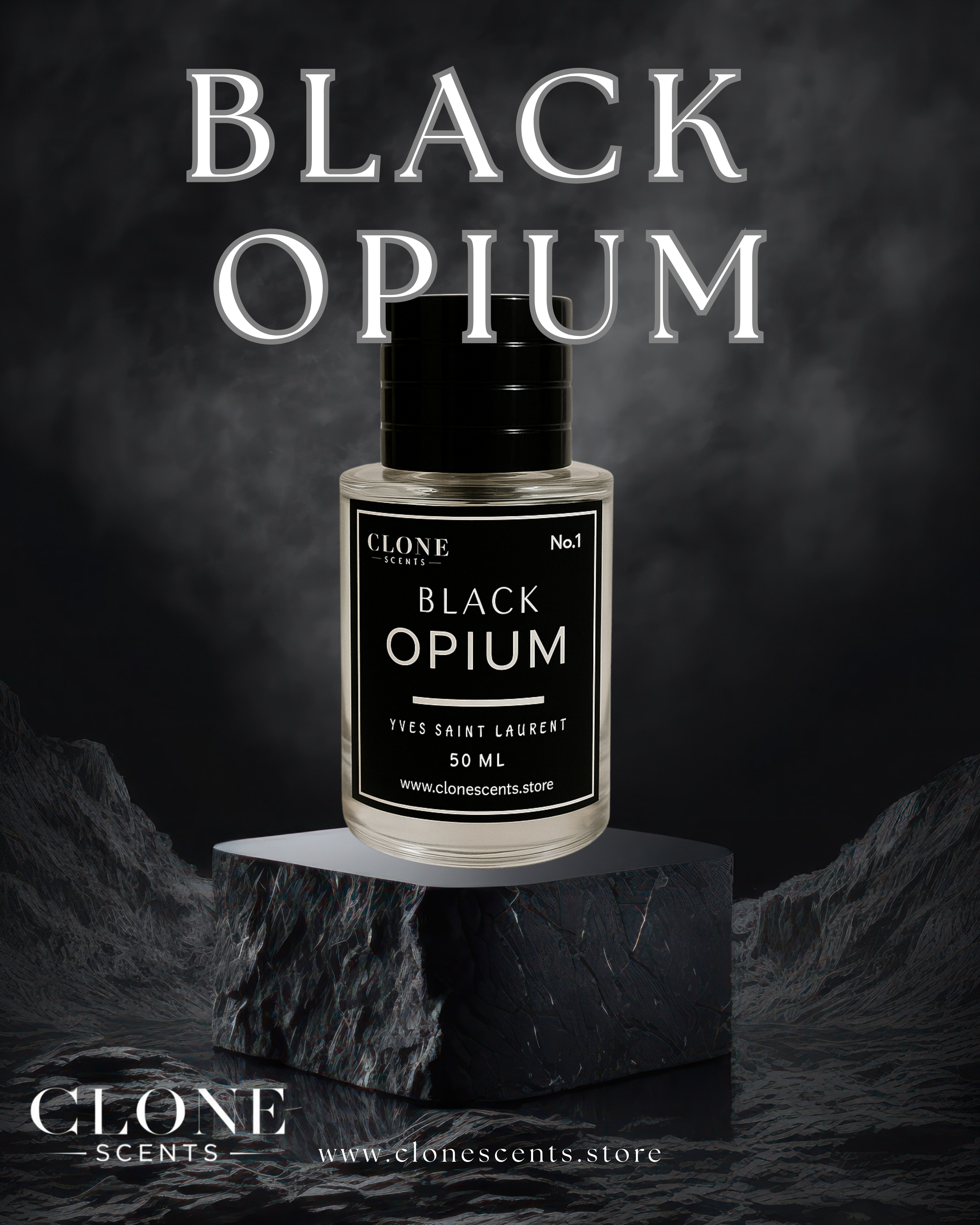 Black Opium Yves Saint Laurent for women– 50ML (Clone Scents)