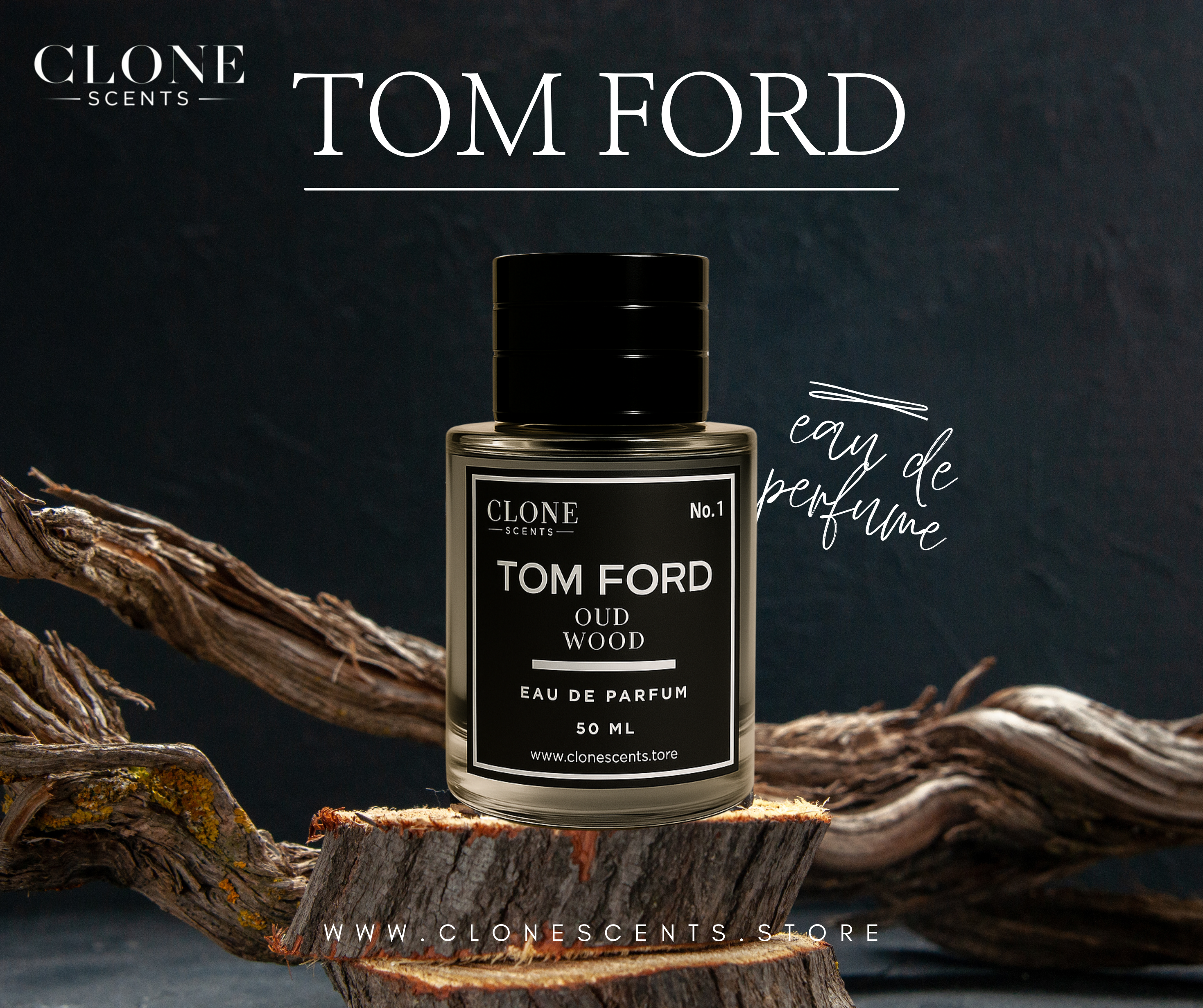 Tom Ford Oud Wood – 50ML (Clone Scents)