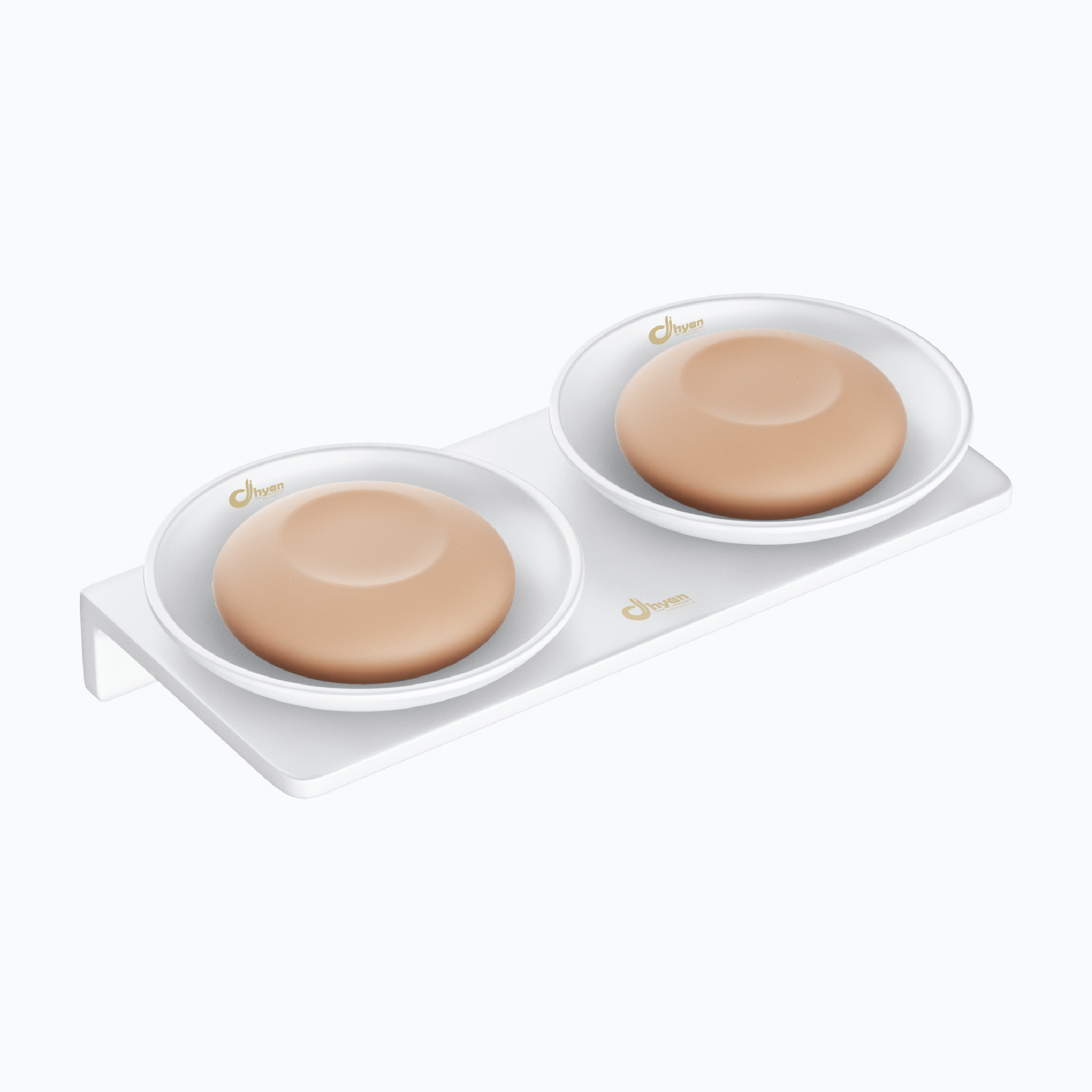 Double Round Soap Dish