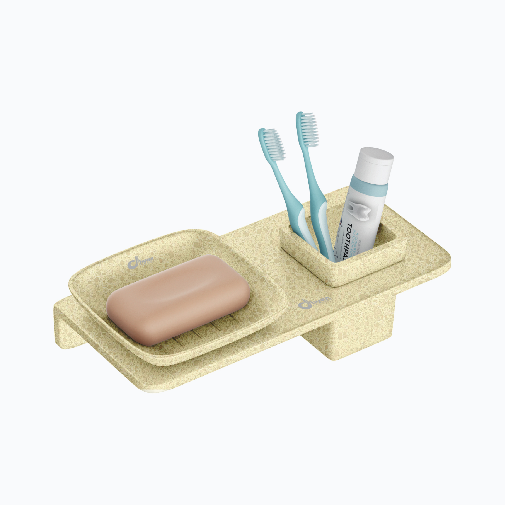 Square Soap Dish With Glass