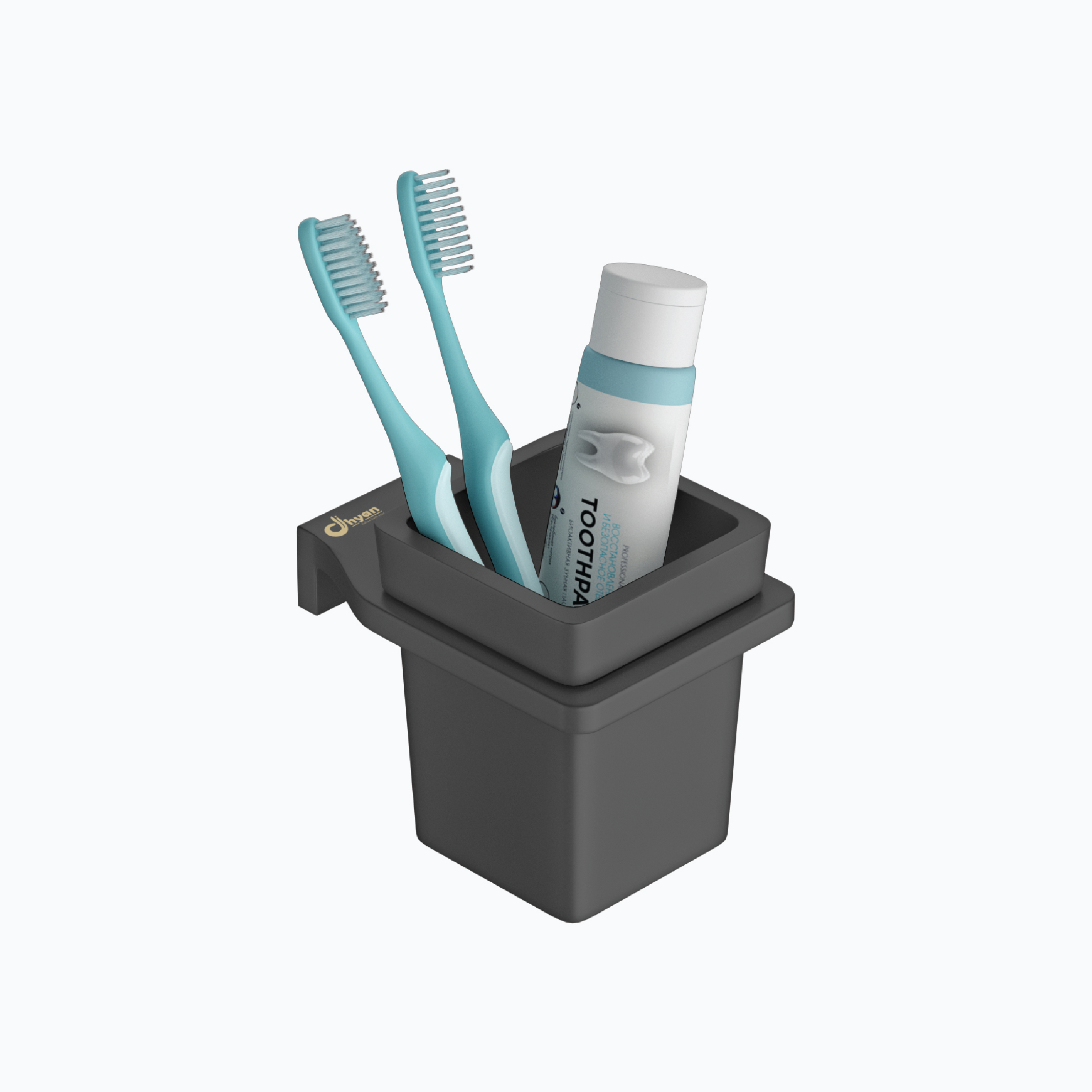 Square Glass With Holder