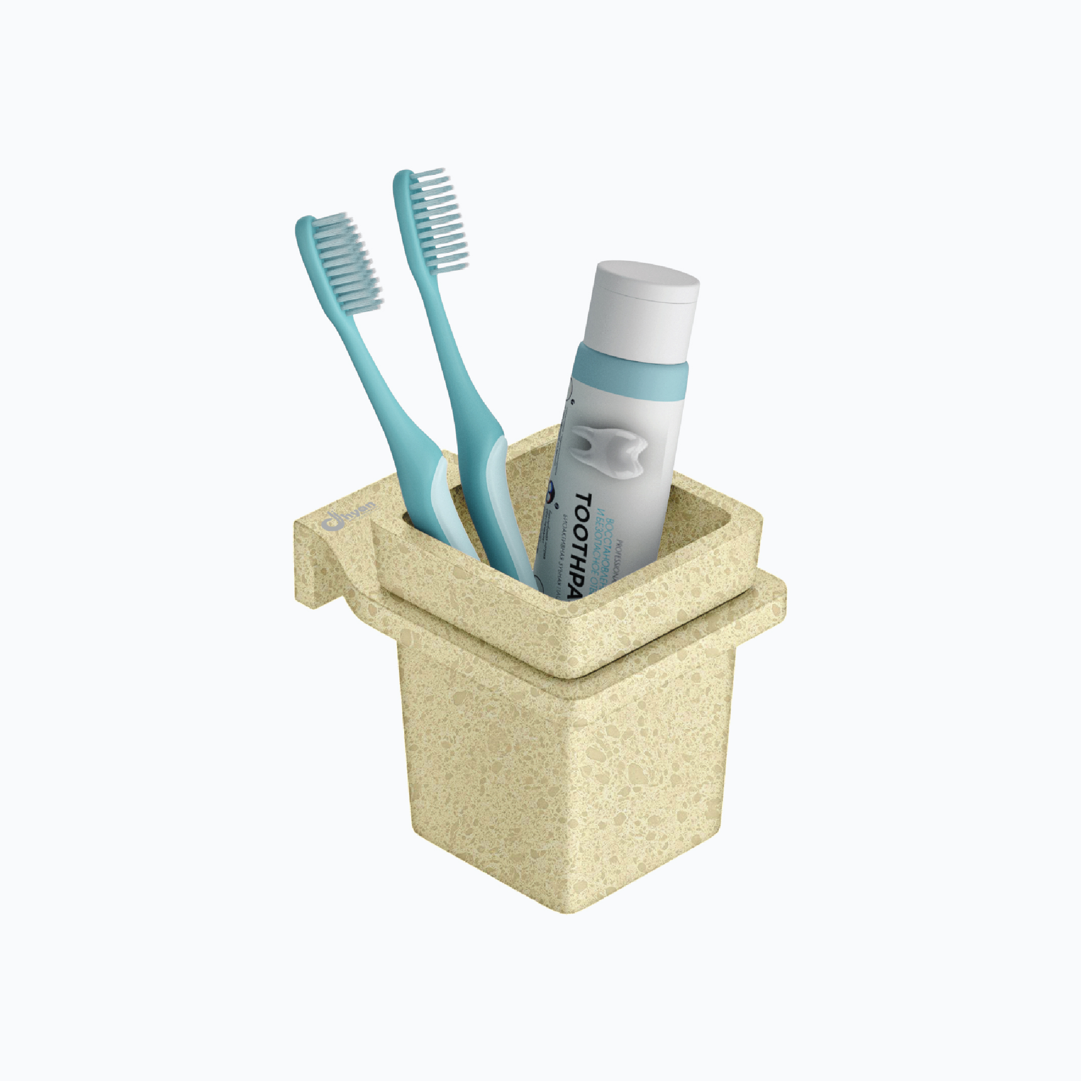 Square Glass With Holder