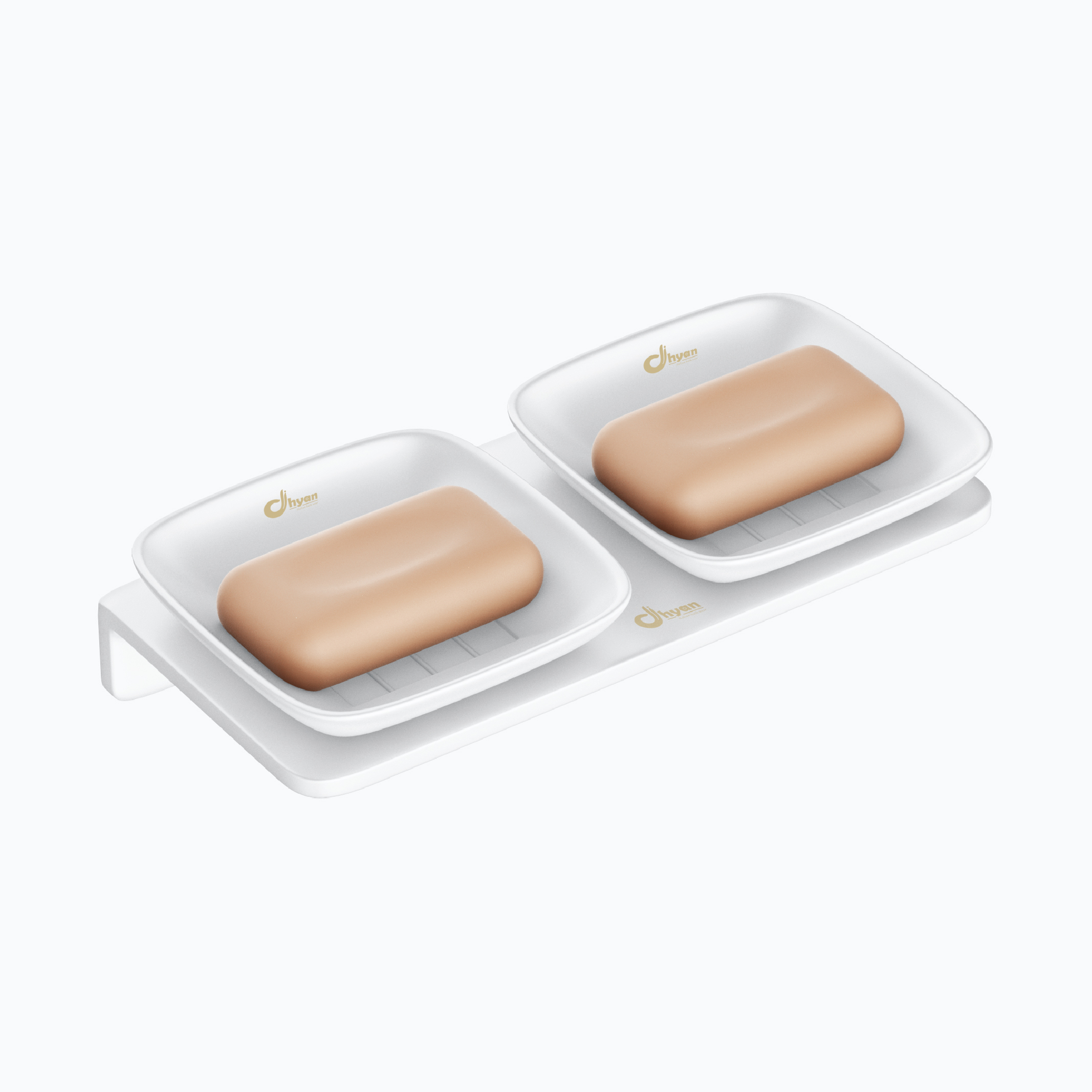 Double Square Soap Dish