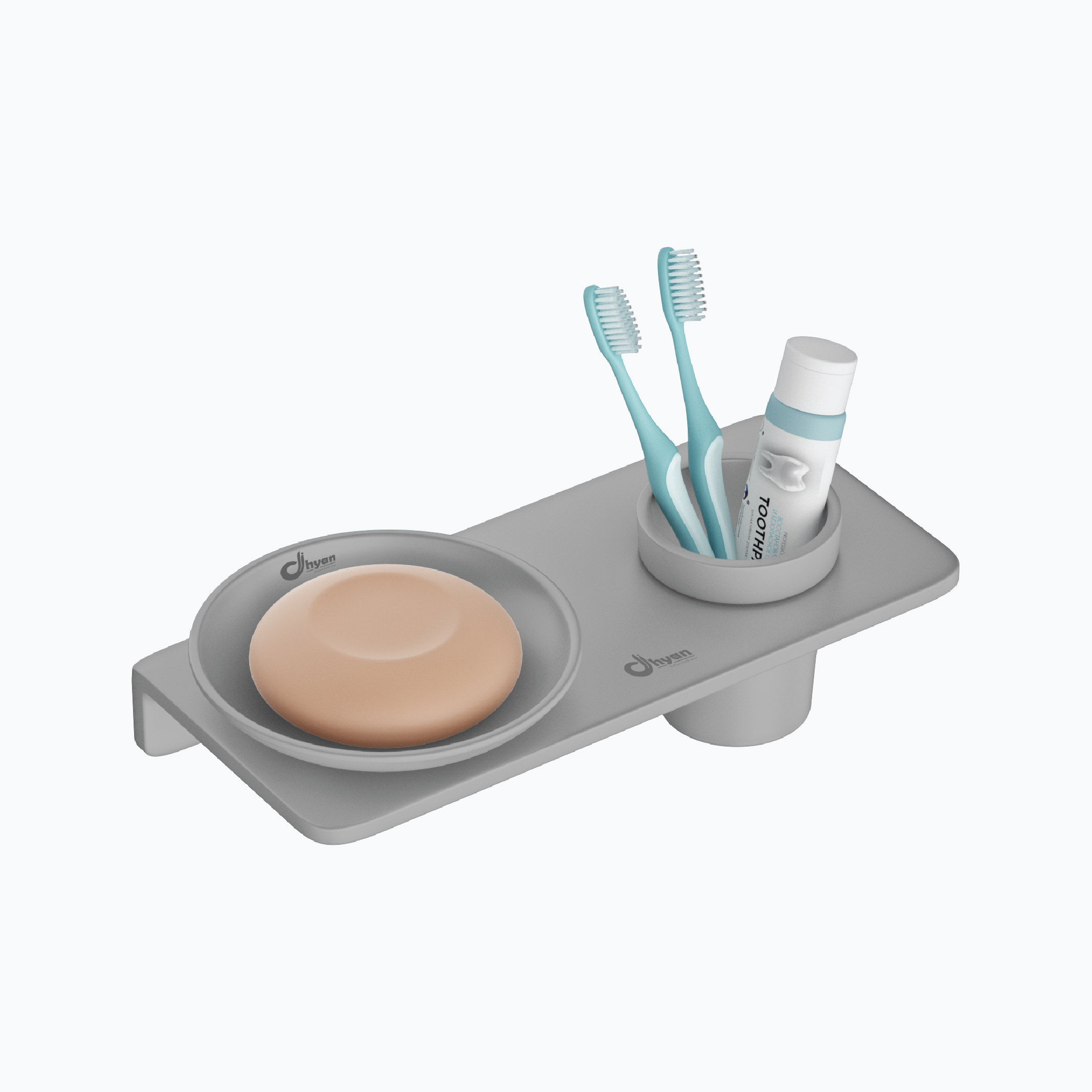 Round Soap Dish With Glass