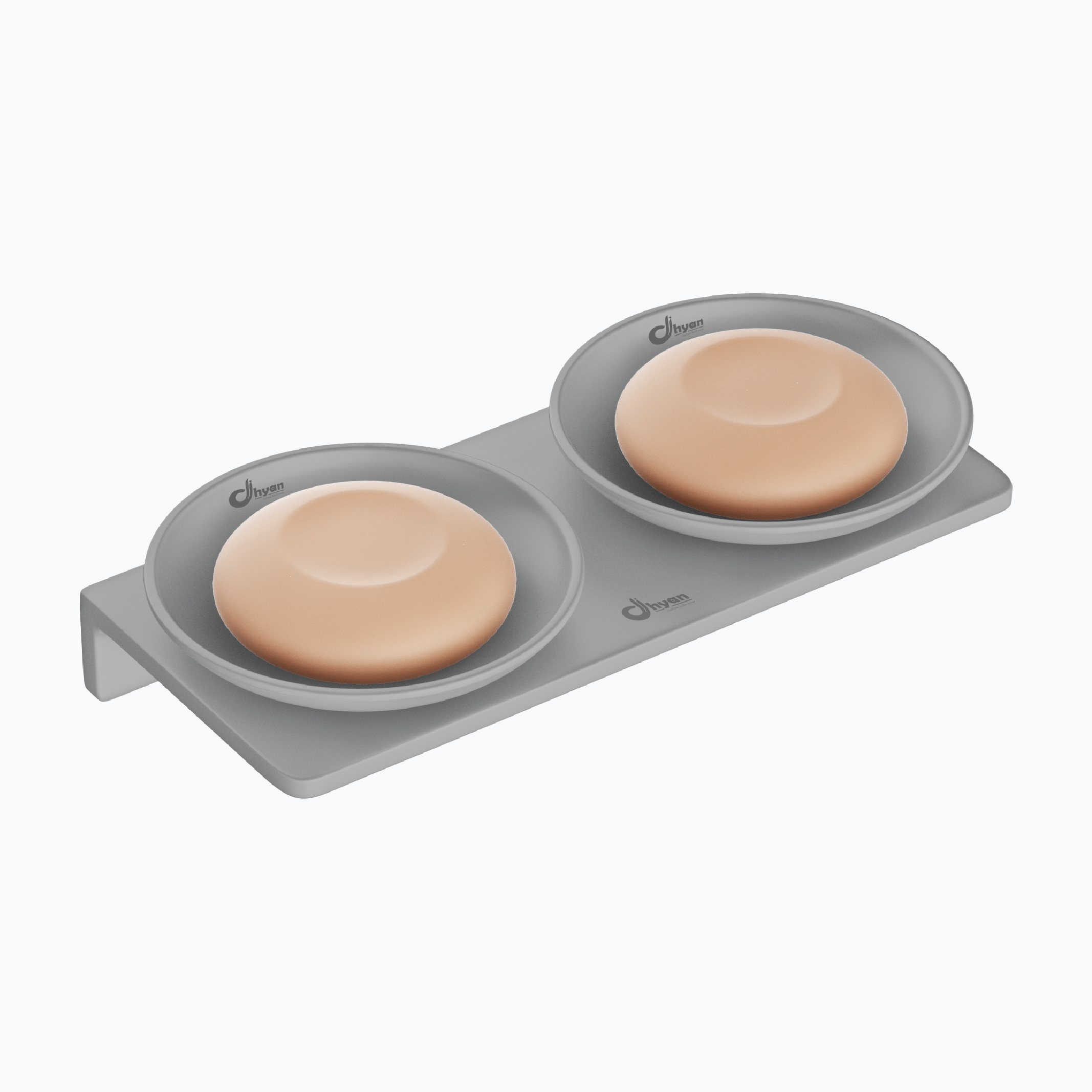 Double Round Soap Dish