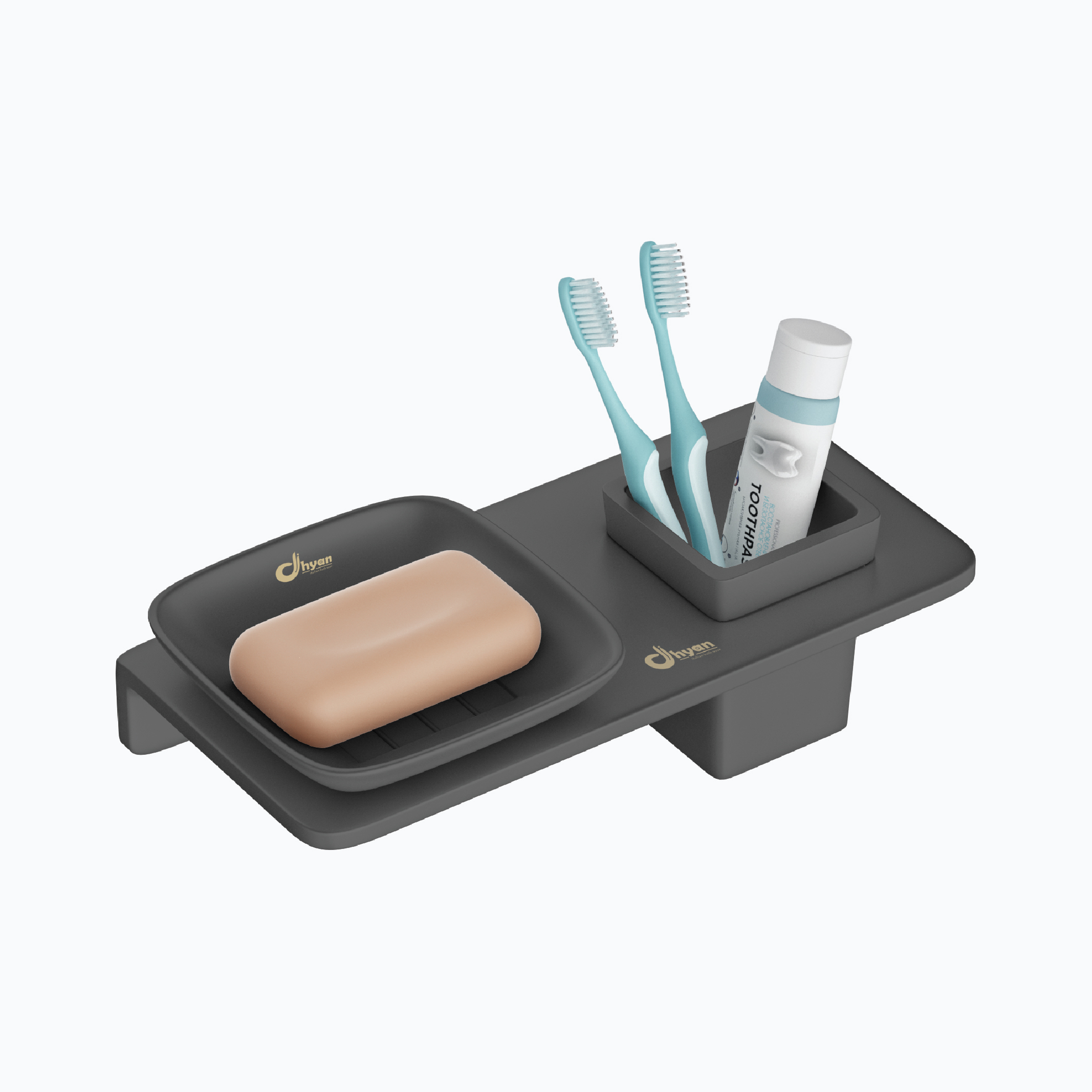 Square Soap Dish With Glass