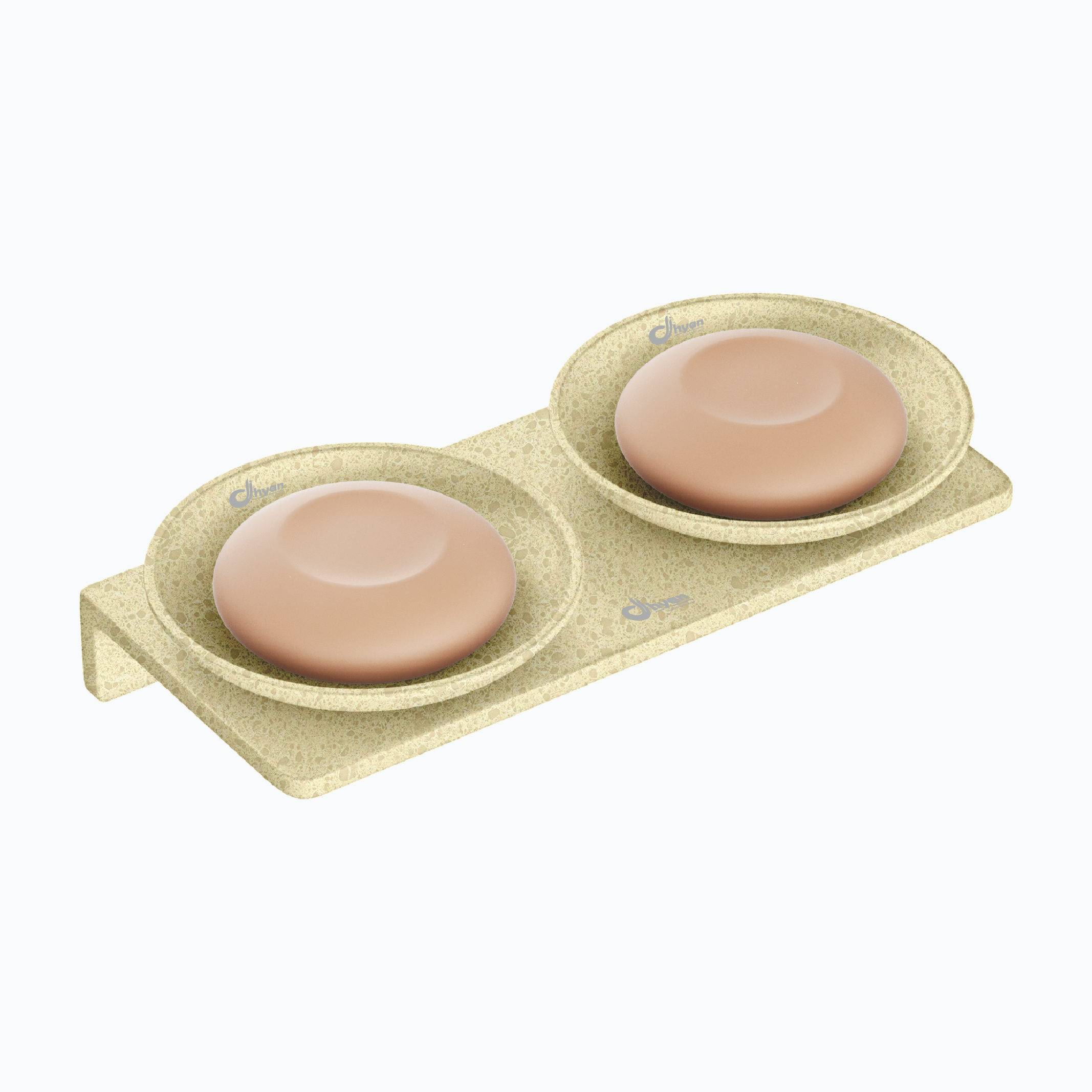 Double Round Soap Dish