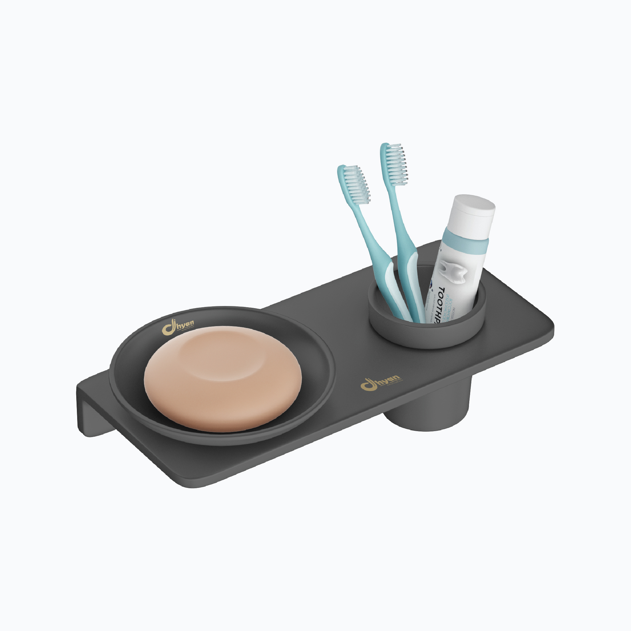 Round Soap Dish With Glass