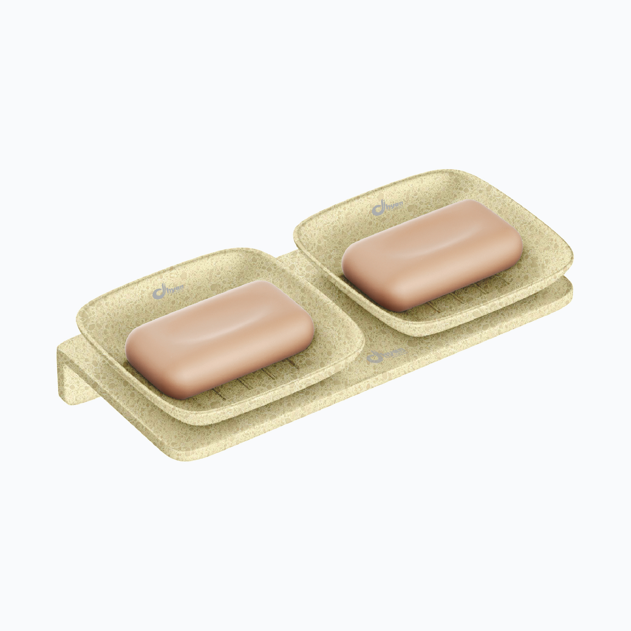 Double Square Soap Dish