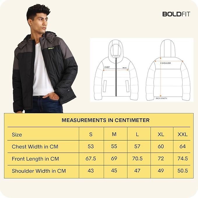 Boldfit jackets for men stylish latest puffer winter jacket for men standard length jacket man full sleeves bomber jackets for man winter wear with hoodie sweatshirt