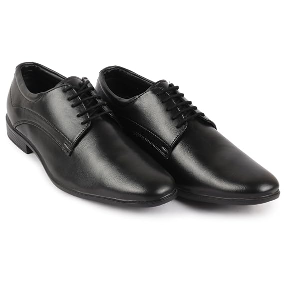 FAUSTO Men's Formal Office Dress Lace Up Derby Shoes