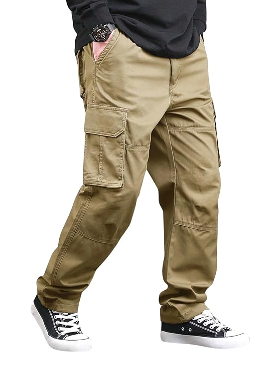 Lymio Men Cargo || Men Cargo Pants Cotton || Casual Cargos Pant (Cargo-46-49)