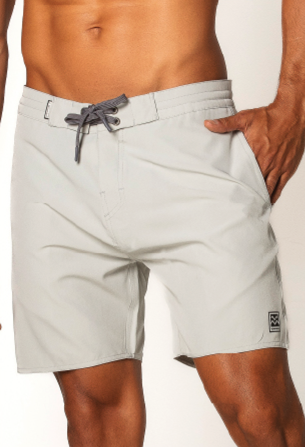 Bermuda masculina bege esportiva