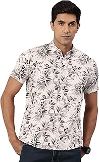 Men’s Floral Print Short Sleeve Shirt