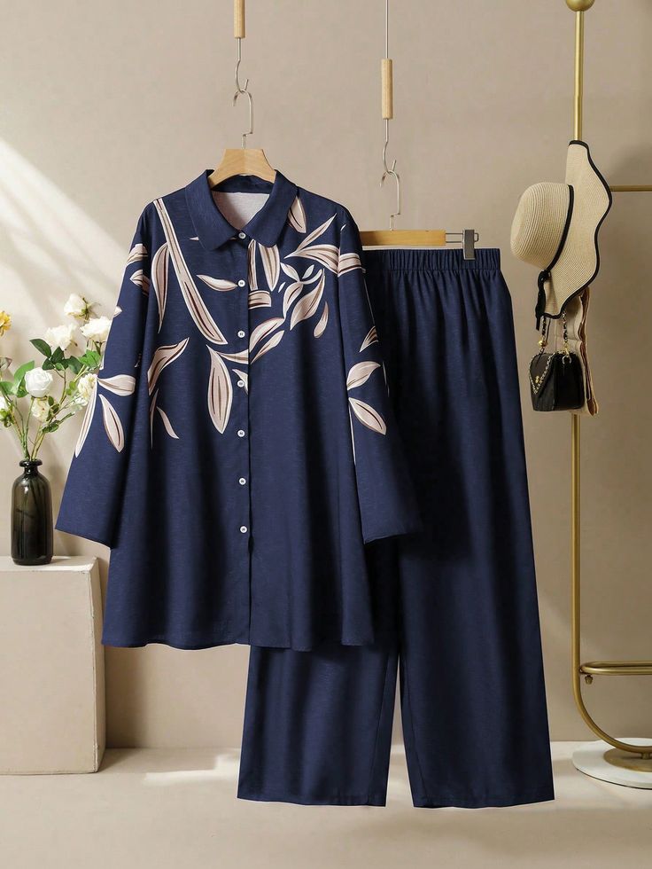 Women's Floral Printed Pajama Set