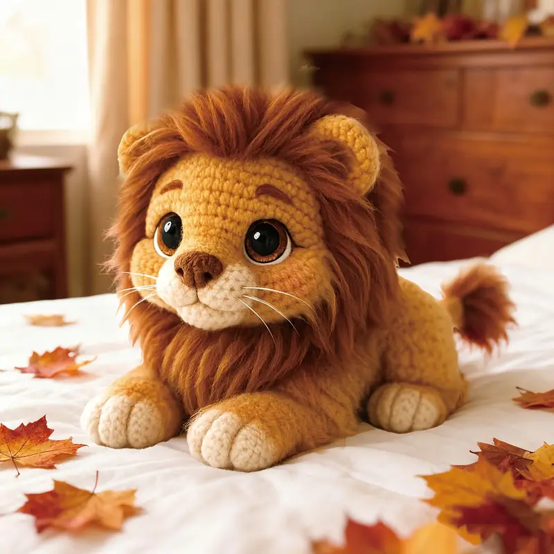 1 ชิ้น VIOIV ชุดถักโครเชต์สิงโตสำหรับผู้ใหญ่และมือใหม่