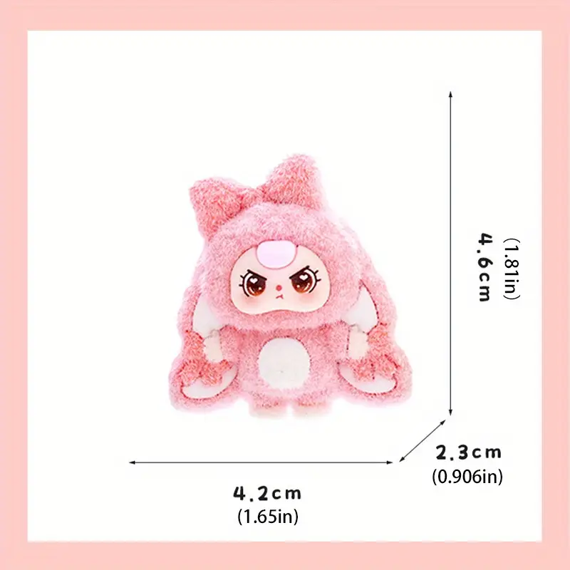 หมอนพลัช Angry Moe - ตาใหญ่และหูฟู, หมอนกระต่ายนุ่มสีพาสเทล (ชมพู, เขียว, น้ำเงิน, ม่วง)