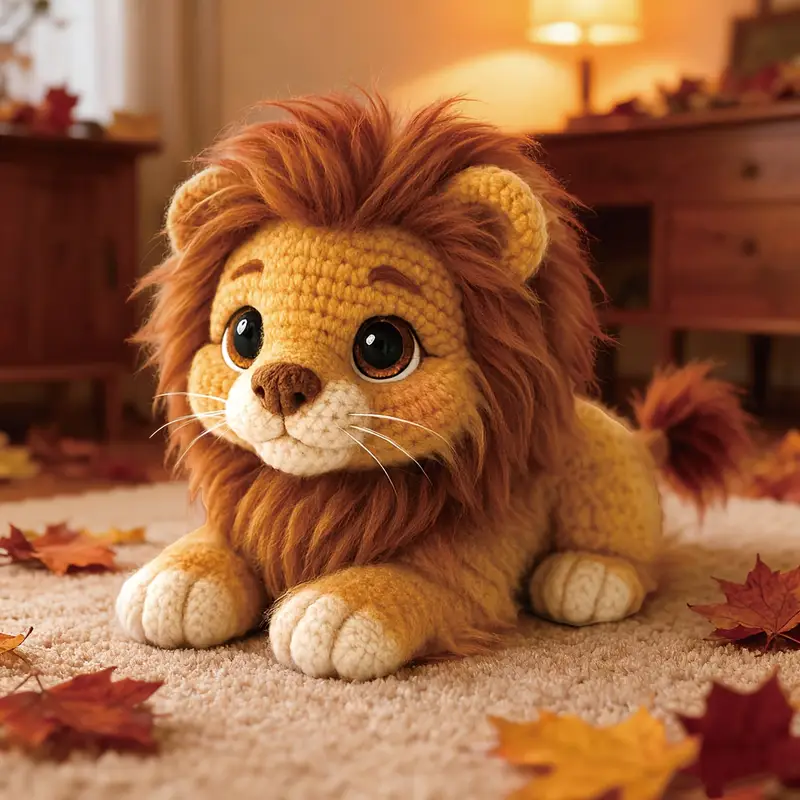 1 ชิ้น VIOIV ชุดถักโครเชต์สิงโตสำหรับผู้ใหญ่และมือใหม่