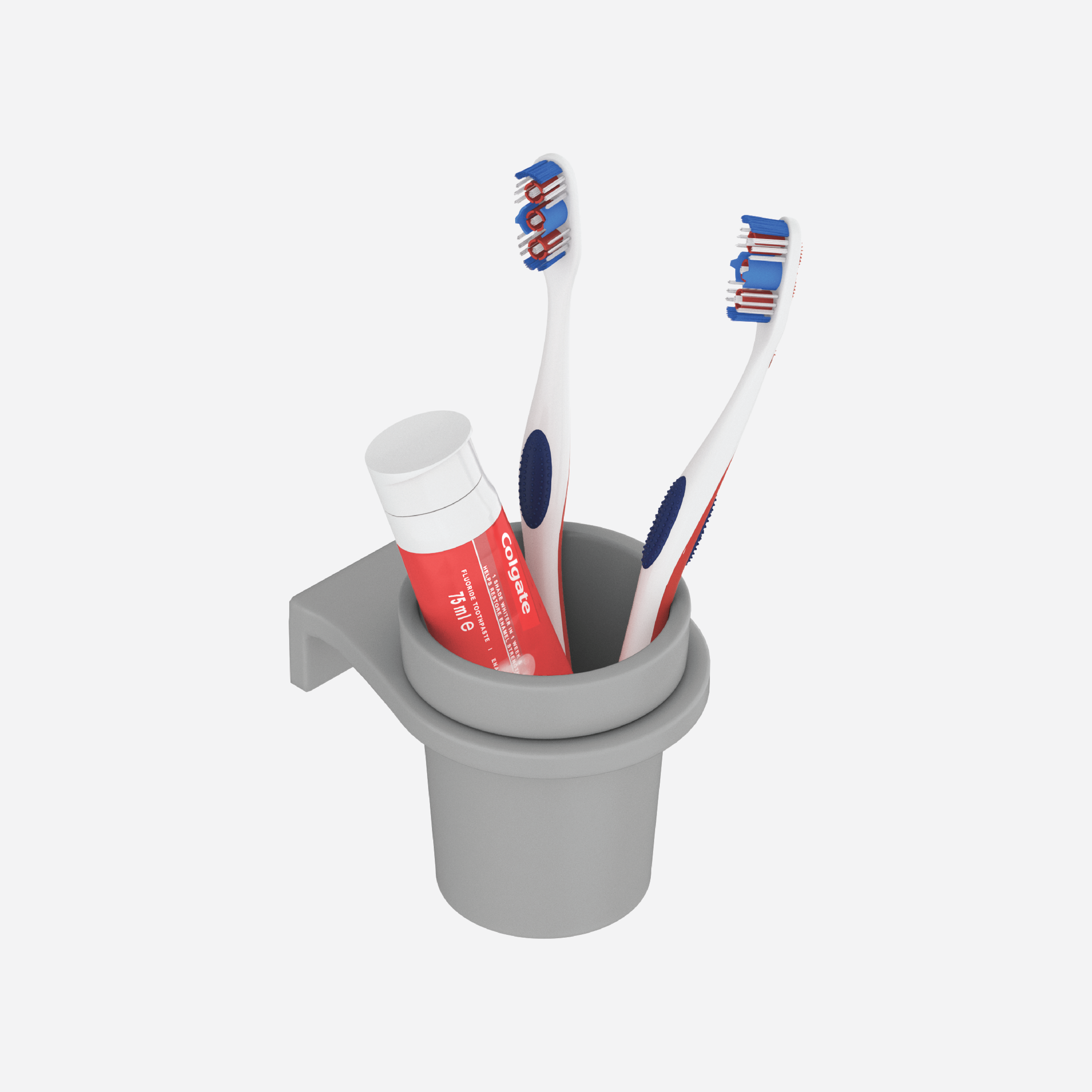 Round Glass with Holder