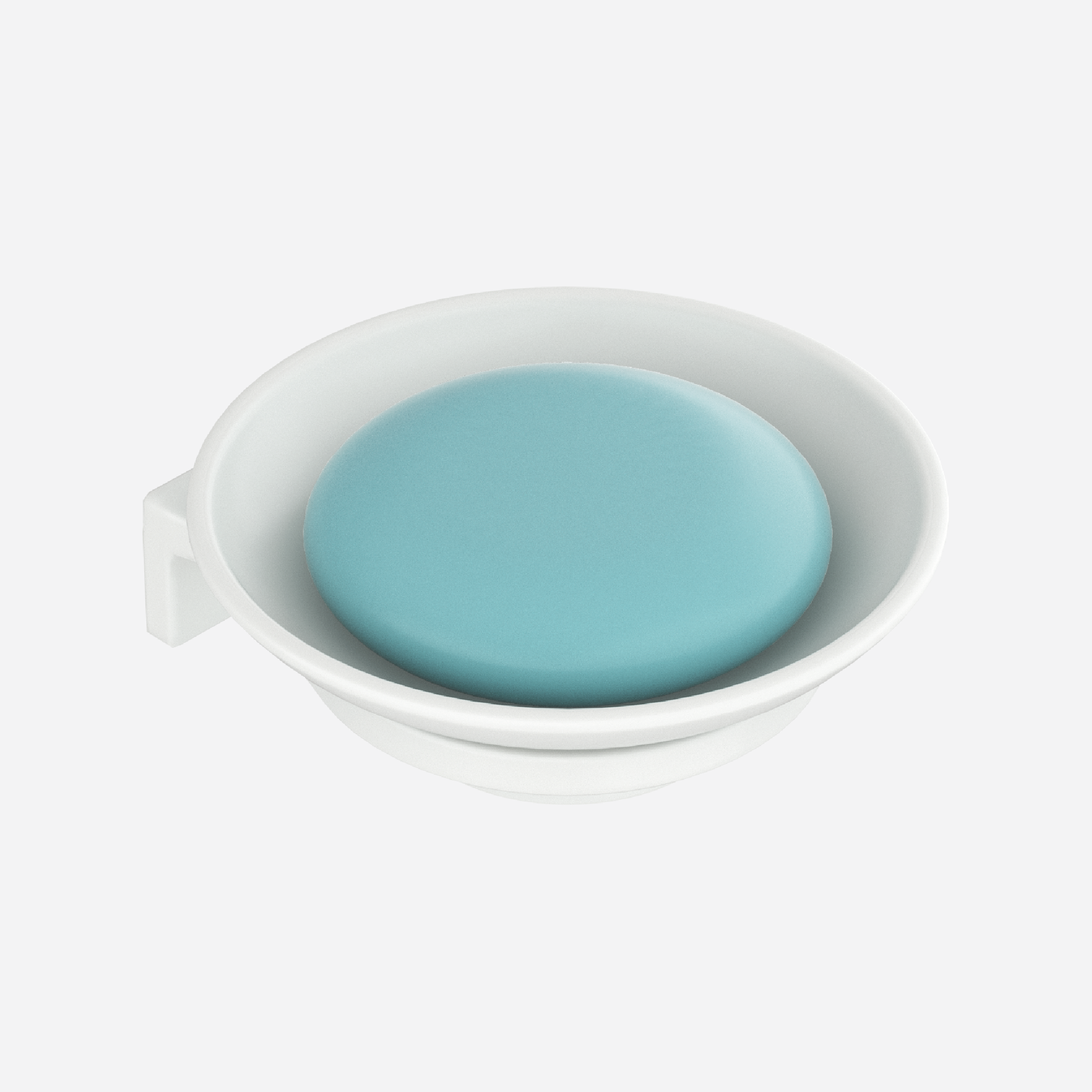 Round Soap Dish With Holder