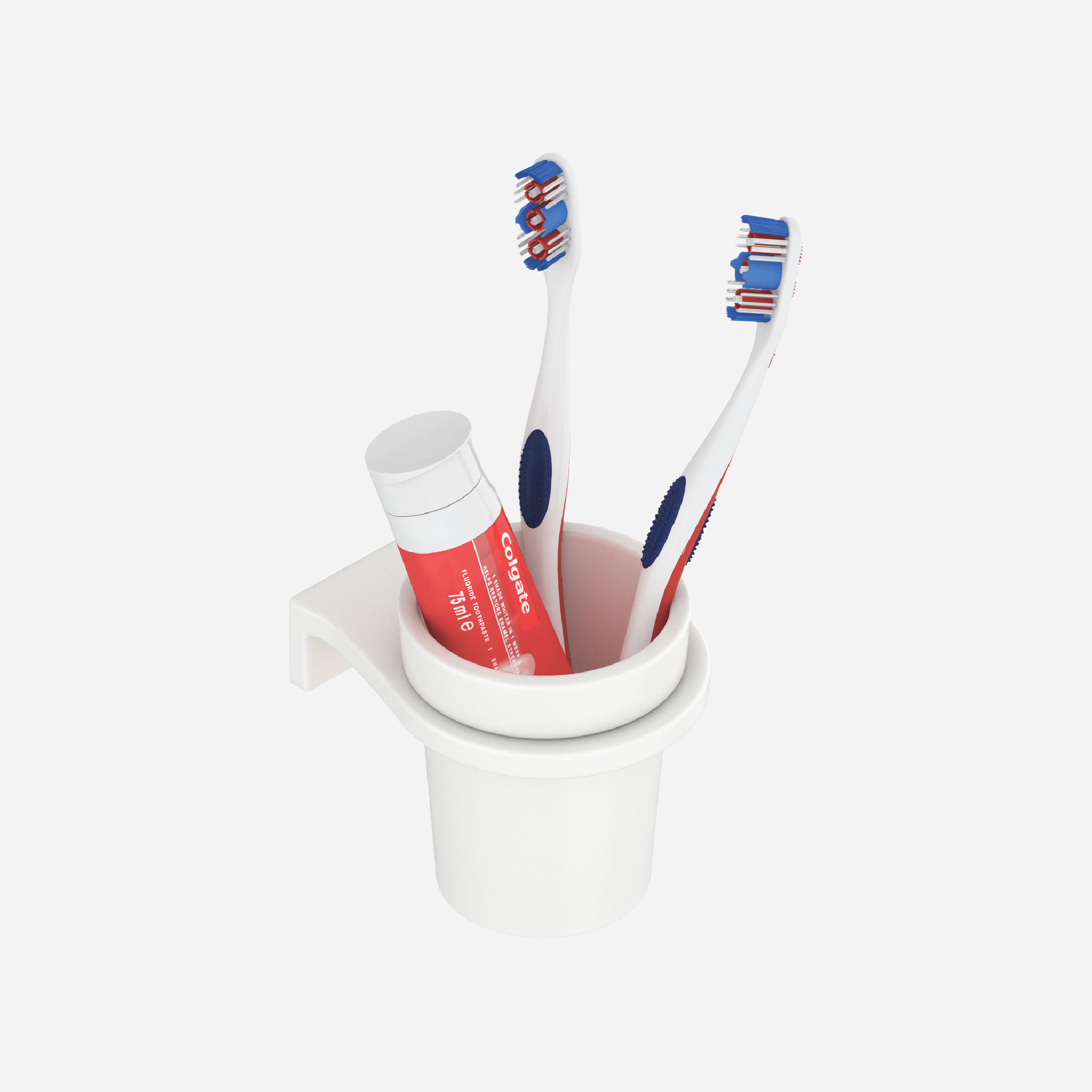 Round Glass with Holder